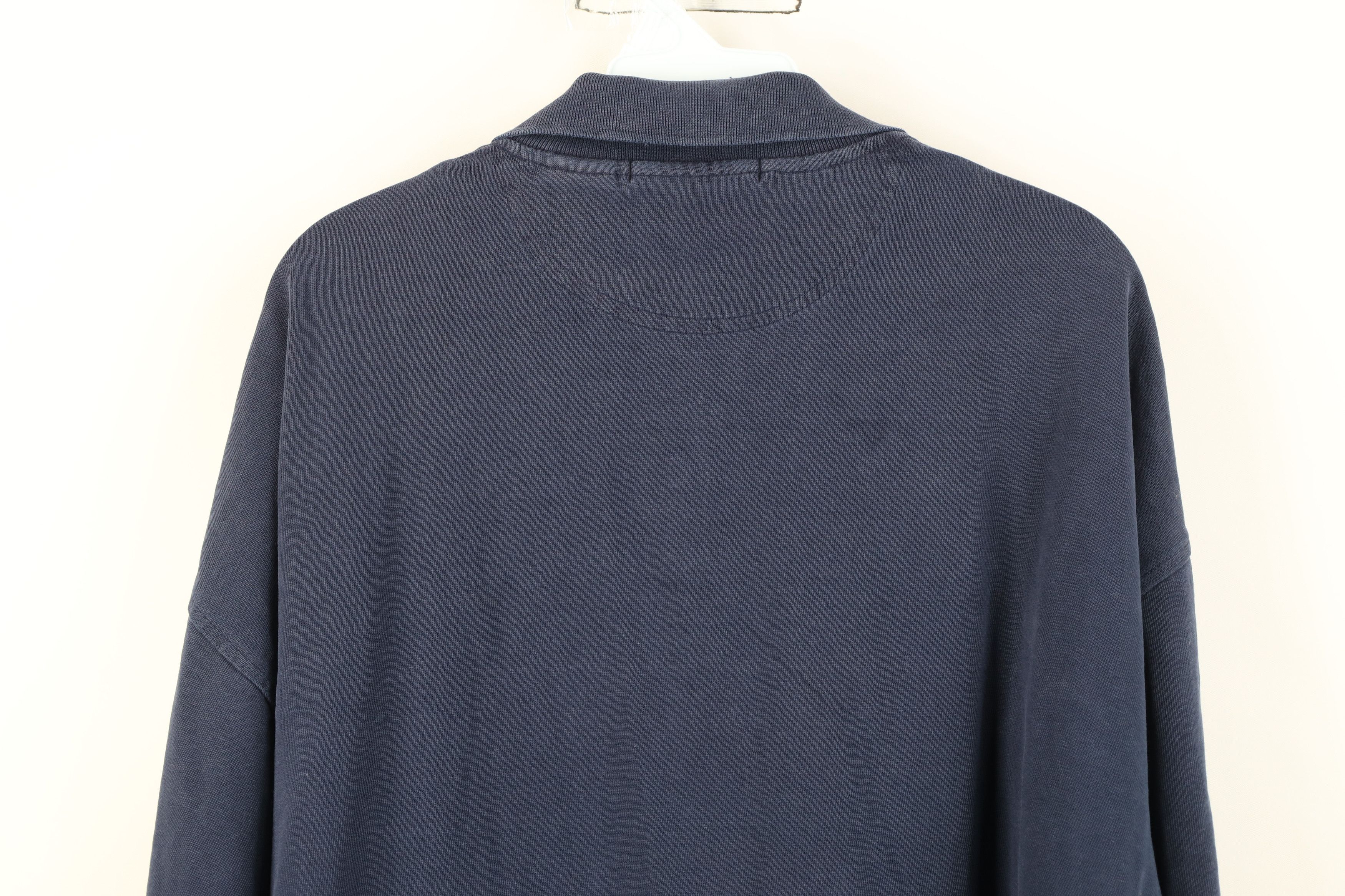 Vintage Vintage 90s Streetwear Ribbed Knit Long Sleeve Rugby Polo Size US XL / EU 56 / 4 - 16 Thumbnail