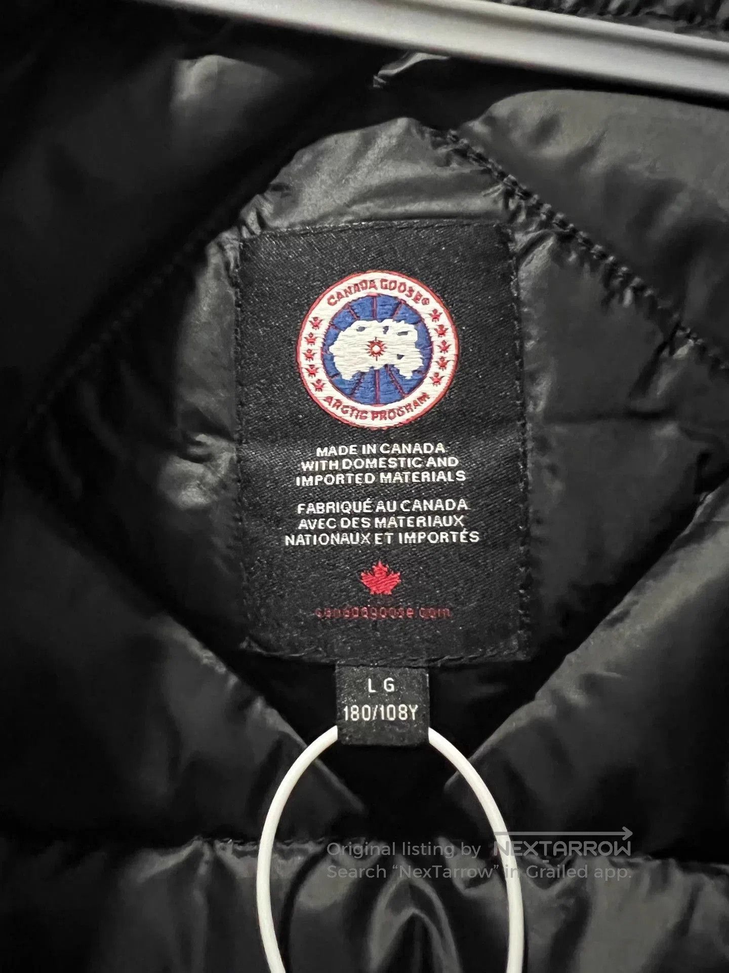 Canada Goose Black Puffer Jacket with Hood - Size L. Size US L / EU 52-54 / 3 - 5 Thumbnail