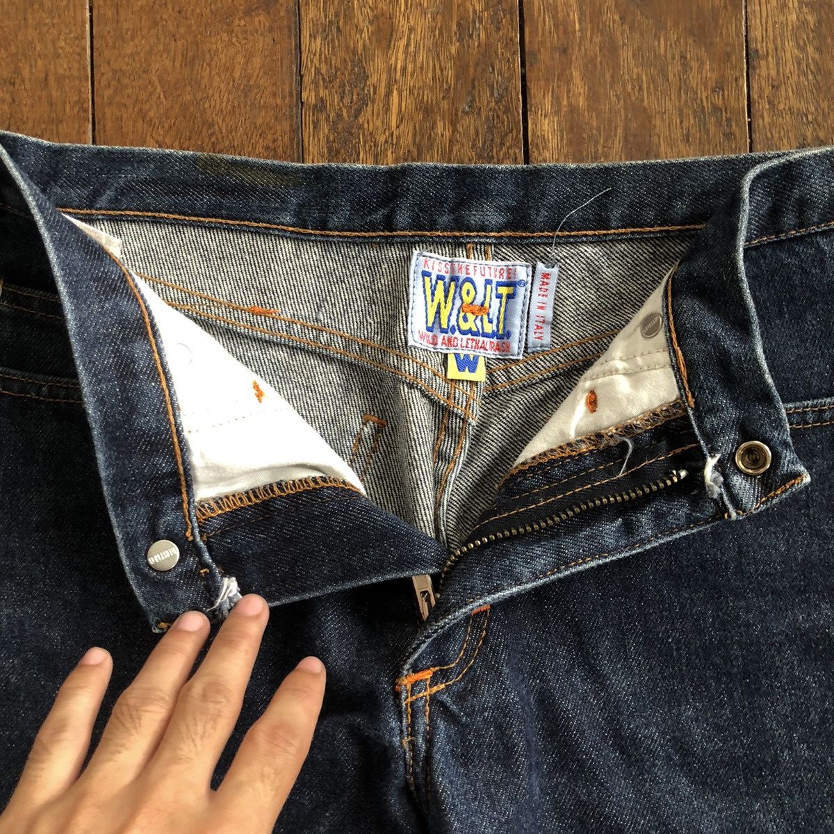 W&LT × Walter Van Beirendonck W&LT Classic Boot Cut Jeans Size 30" / US 8 / IT 44 - 4 Thumbnail