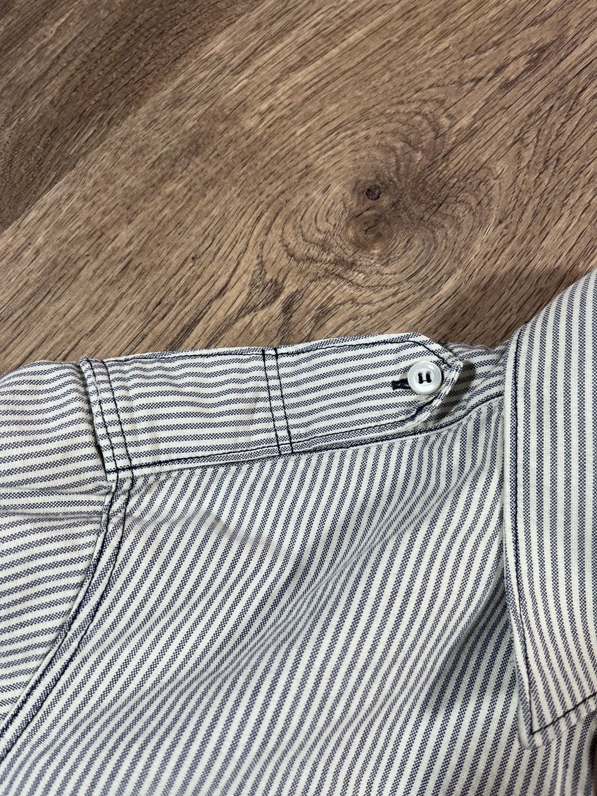 Stone Island Stone Island Denim Very Rare Shirt Denim Logo Size US L / EU 52-54 / 3 - 6 Thumbnail