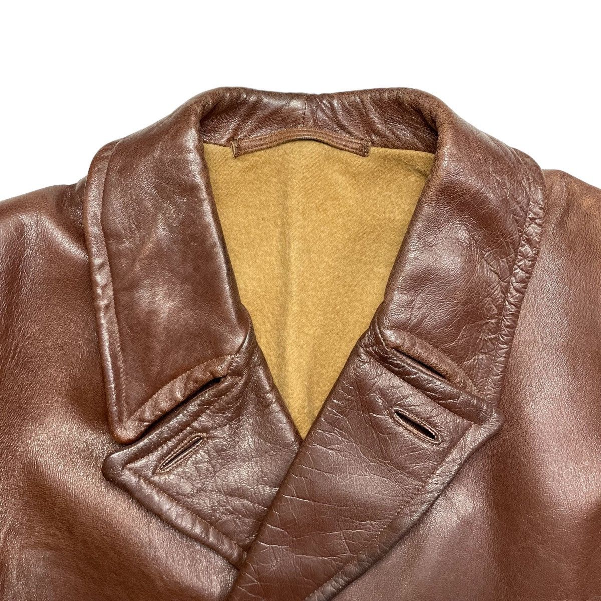 Vintage 1940s Swedish Goatskin Jacket - Large Size US L / EU 52-54 / 3 - 4 Thumbnail