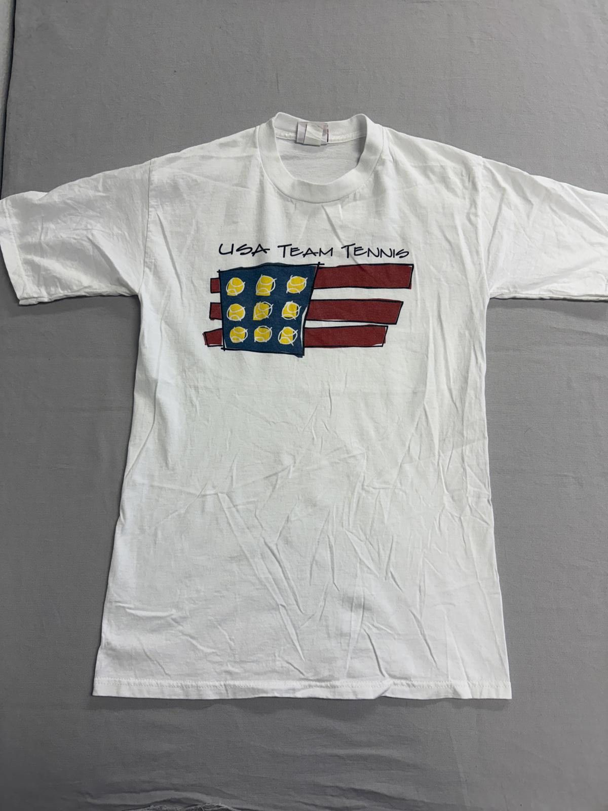 USA Olympics USA Team Tennis T-shirt Get in the Game USTA American Flag M Size US M / EU 48-50 / 2 - 1 Thumbnail