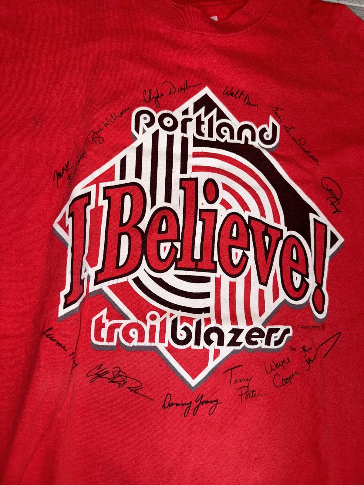 Vintage early 90’s Portland Trail Blazers tee “ I Believe