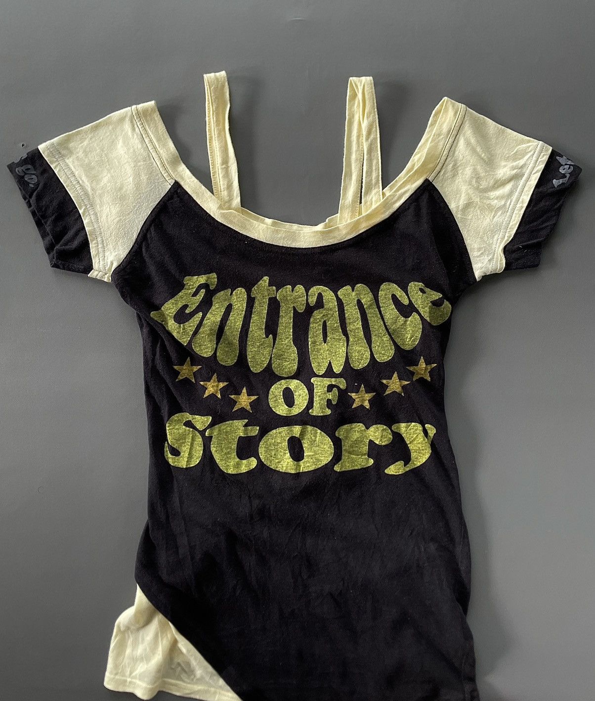 20471120 Y2K DJewel Asymmetric Shirt Poem Hysteric Lgb Ifsix Goa Size US S / EU 44-46 / 1 - 2 Thumbnail
