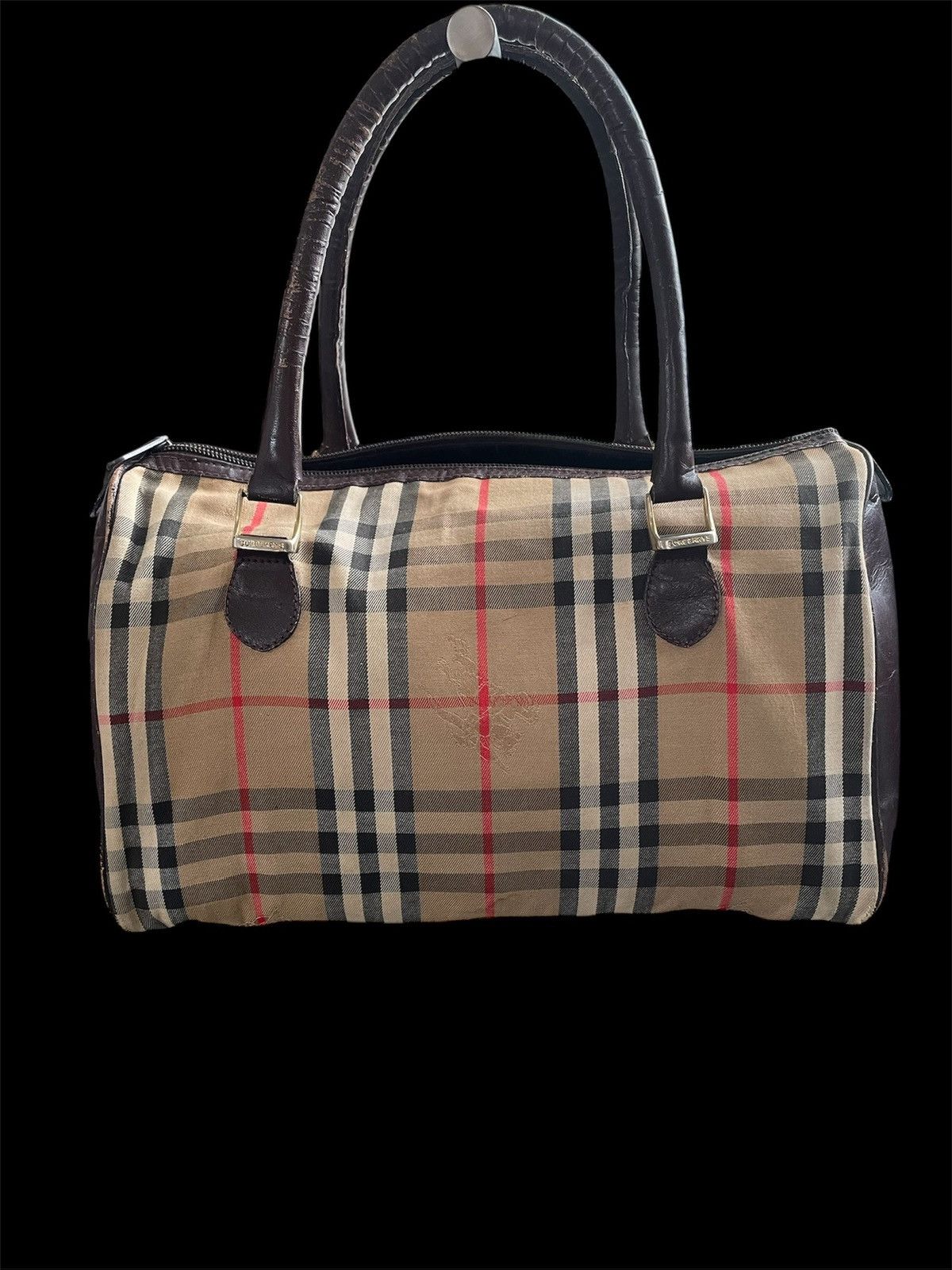 バッグ Vintage [BURBERRY] Burberry Boston Bag Burberry Boston Bag | The Little Purse