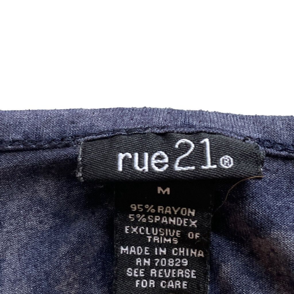 rue21 Women's rue21 T-Shirt, Size M, Blue Size M / US 6-8 / IT 42-44 - 3 Thumbnail