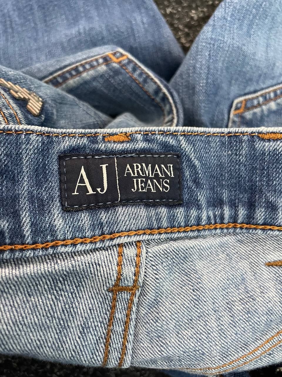 Armani × Hysteric Glamour × If Six Was Nine ARMANI METAL LOGO HYSTERIC GLAMOUR STYLE DISTRESSED JEANS Size US 34 / EU 50 - 7 Thumbnail