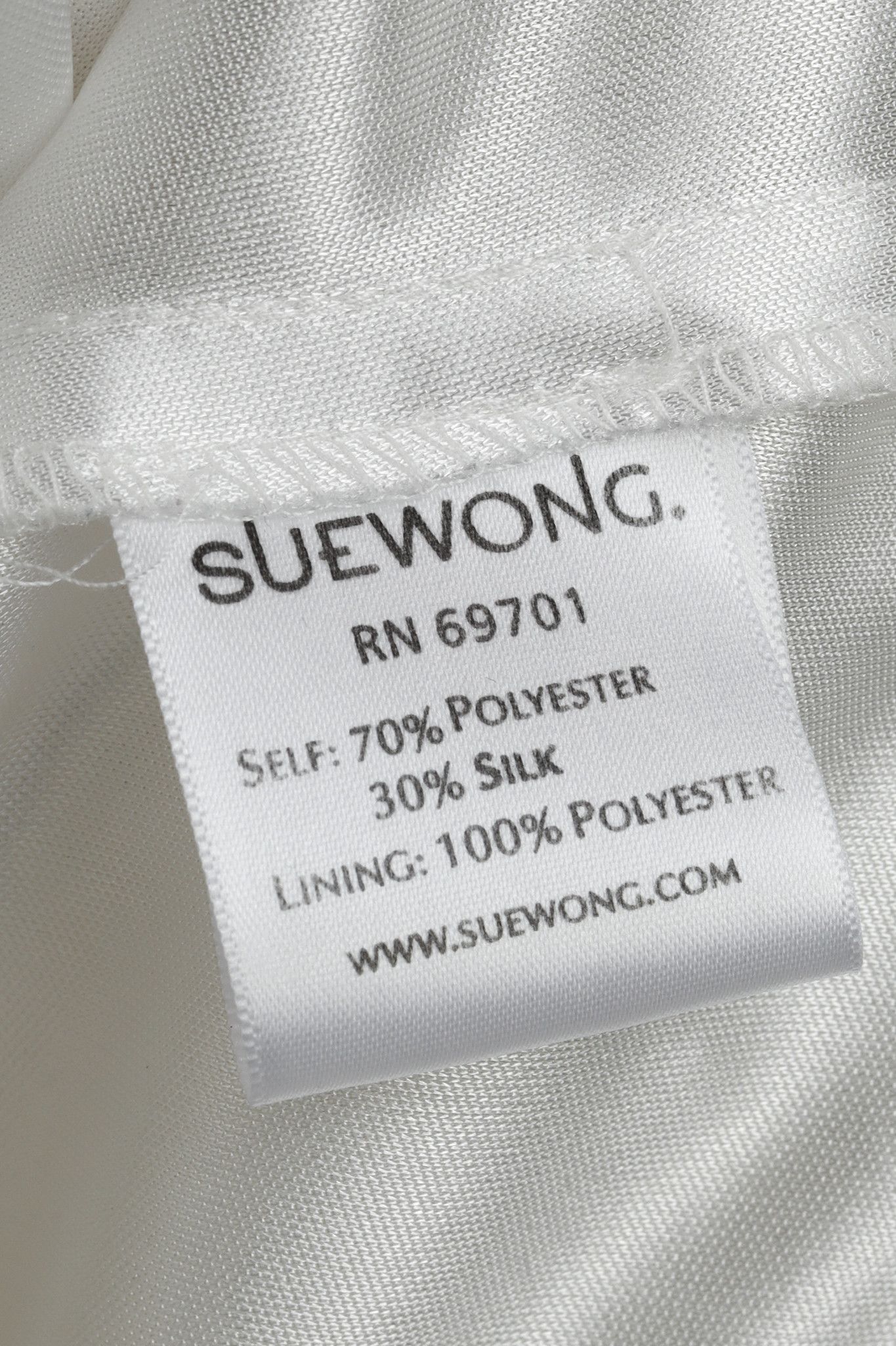 Other Sue Wong White Embellished Scalloped-Skirt Mini Dress Size S / US 4 / IT 40 - 9 Thumbnail