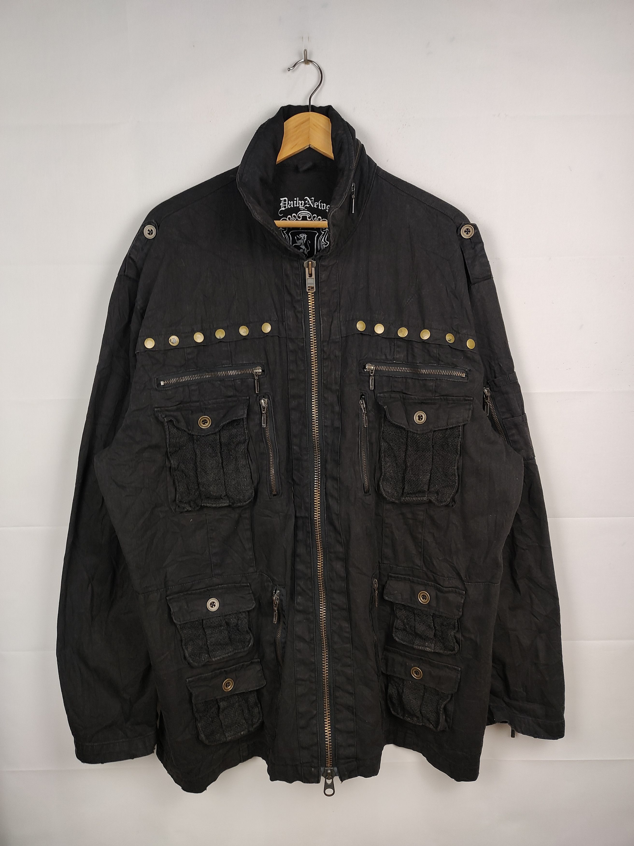 Japanese Brand Daily News Multipocket Field Jacket Punkstyle Size US XXL / EU 58 / 5 - 1 Thumbnail