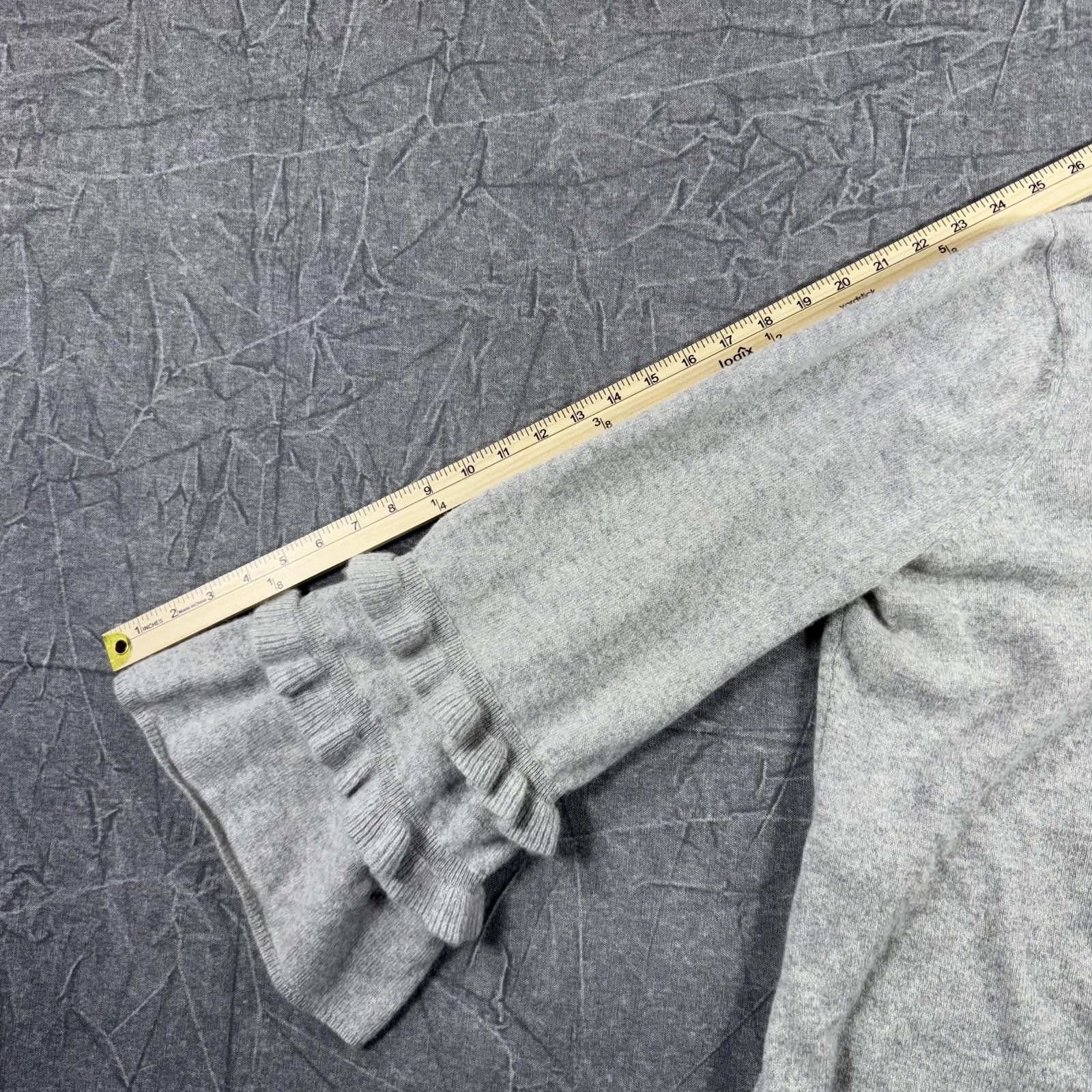 Charter Club Charter Club Sweater Women's 1X Grey Cashmere Bell Sleeve Size L / US 10 / IT 46 - 6 Thumbnail