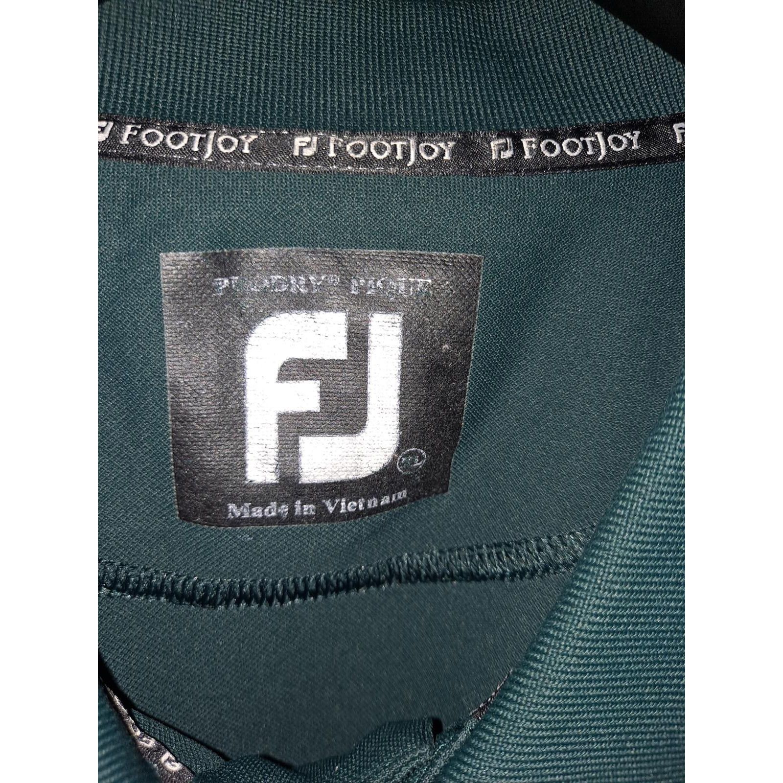 Footjoy FootJoy Green and White Polo with SH Embroidered Size XL Size US XL / EU 56 / 4 - 3 Thumbnail