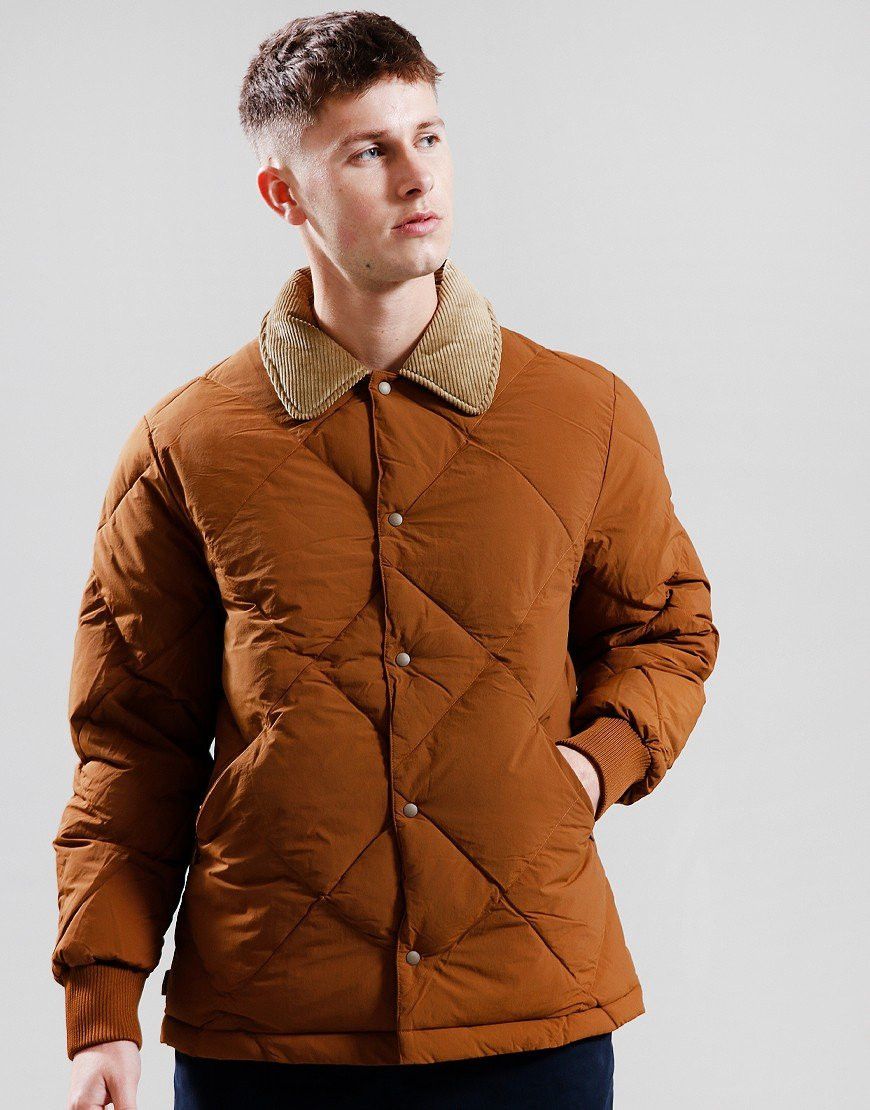 KESTIN Dunbar Tobacco Brown Size Mens Small Padded Down Jacket Size US S / EU 44-46 / 1 - 4 Thumbnail