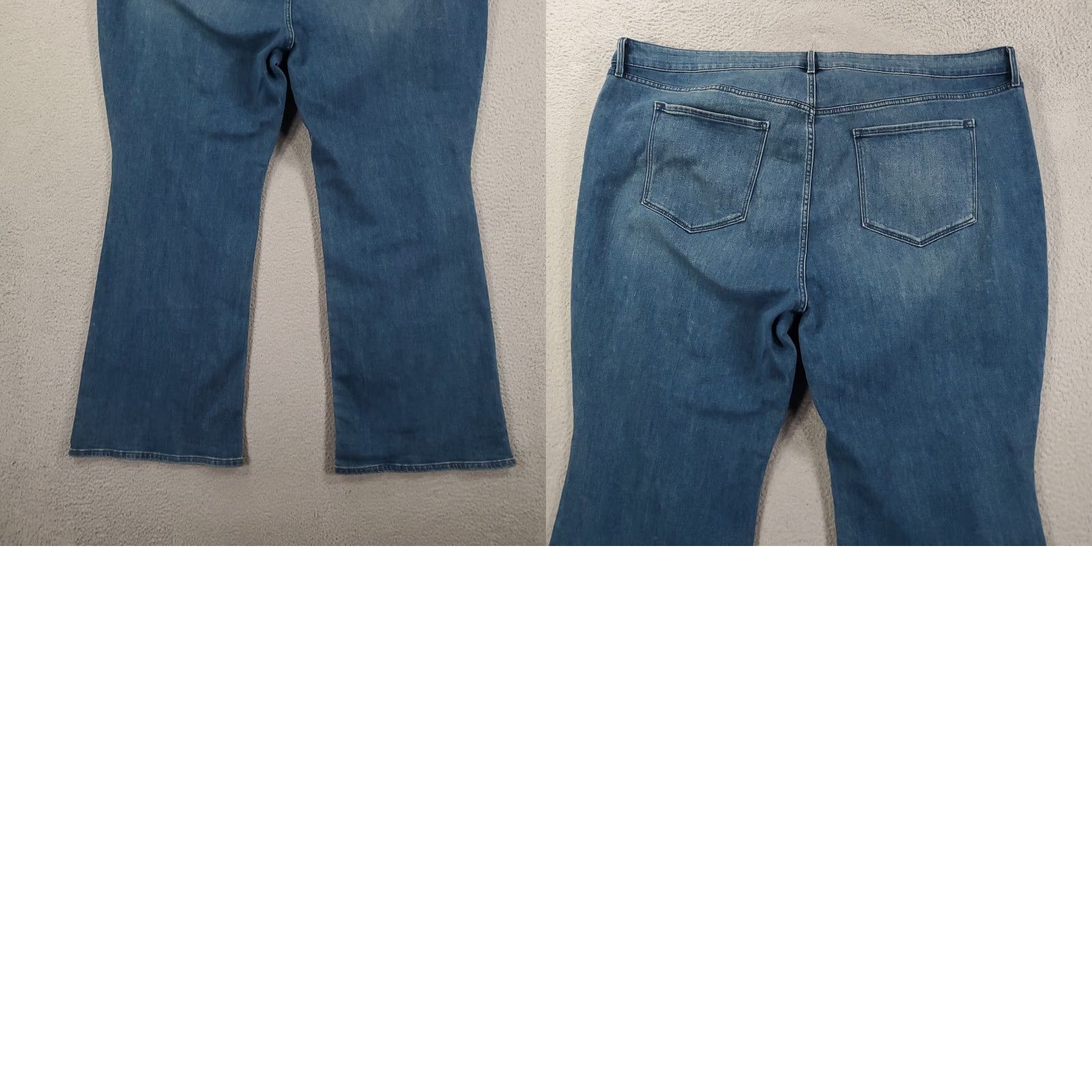 Old Navy Old Navy Jeans Womens Size 29 Flare Denim Blue Stretch Cotton Blend Spandex 5-Pocket Regular Plus 32in Inseam Womens Size 36" / US 14 / IT 50 - 9 Thumbnail
