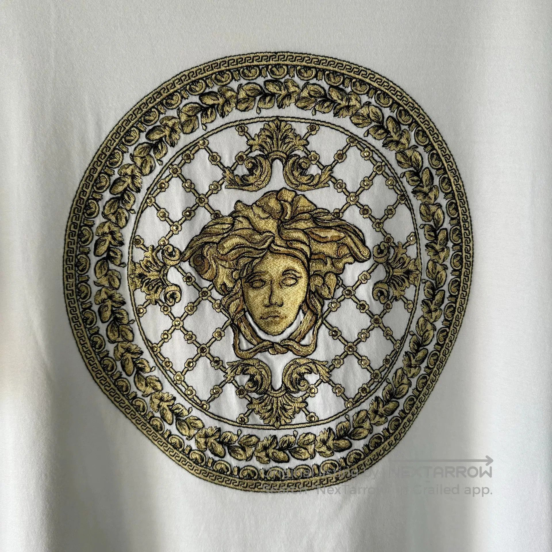 Versace Versace Gold Medusa Embroidered T. Size US XL / EU 56 / 4 - 6 Thumbnail
