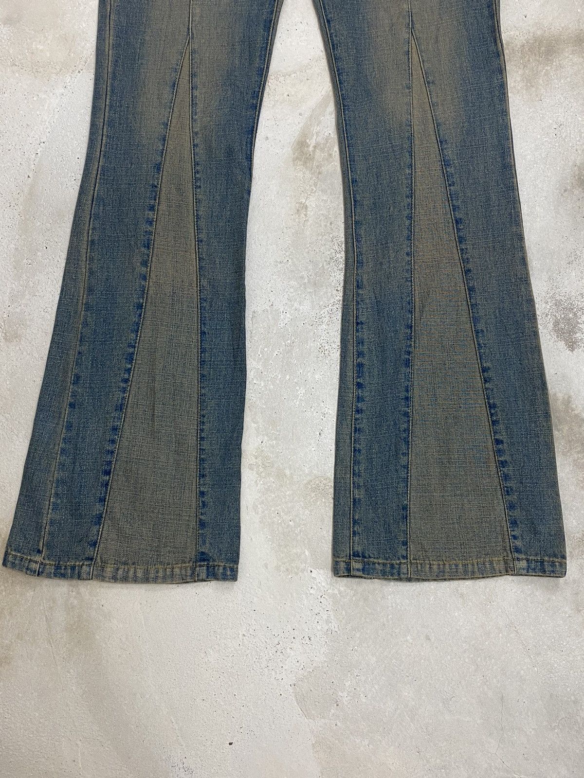 GOSTAR DE FUGA × Hysteric Glamour × If Six Was Nine Vintage 90s Flare Revolt Unisex Jean Retro Punk Mud Washed Size US 30 / EU 46 - 5 Thumbnail