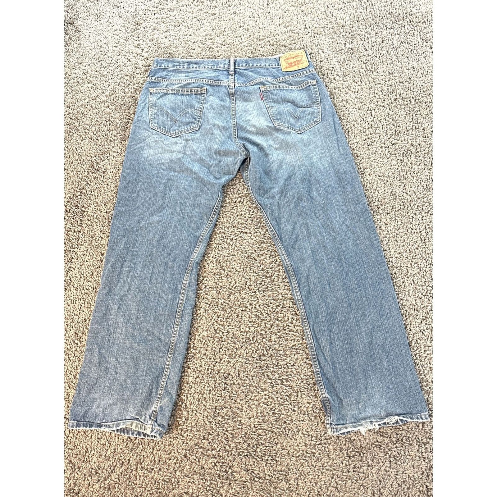 Levi's VINTAGE Levi's Jeans 569 Loose Straight Denim 36x29 Faded Baggy Skater Mens Size US 36 / EU 52 - 7 Thumbnail