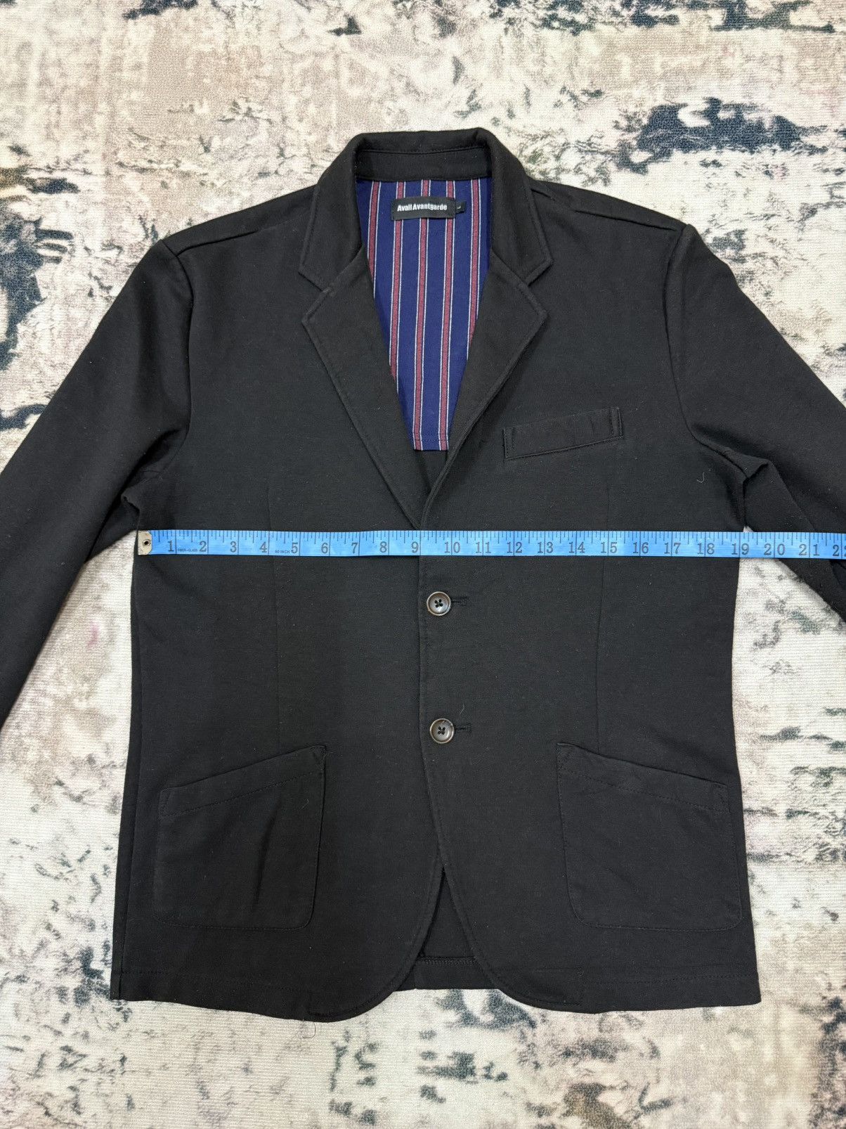 Japanese Brand Avail AvantGarde Casual Blazers Jacket Double Blend Size 38S - 13 Thumbnail