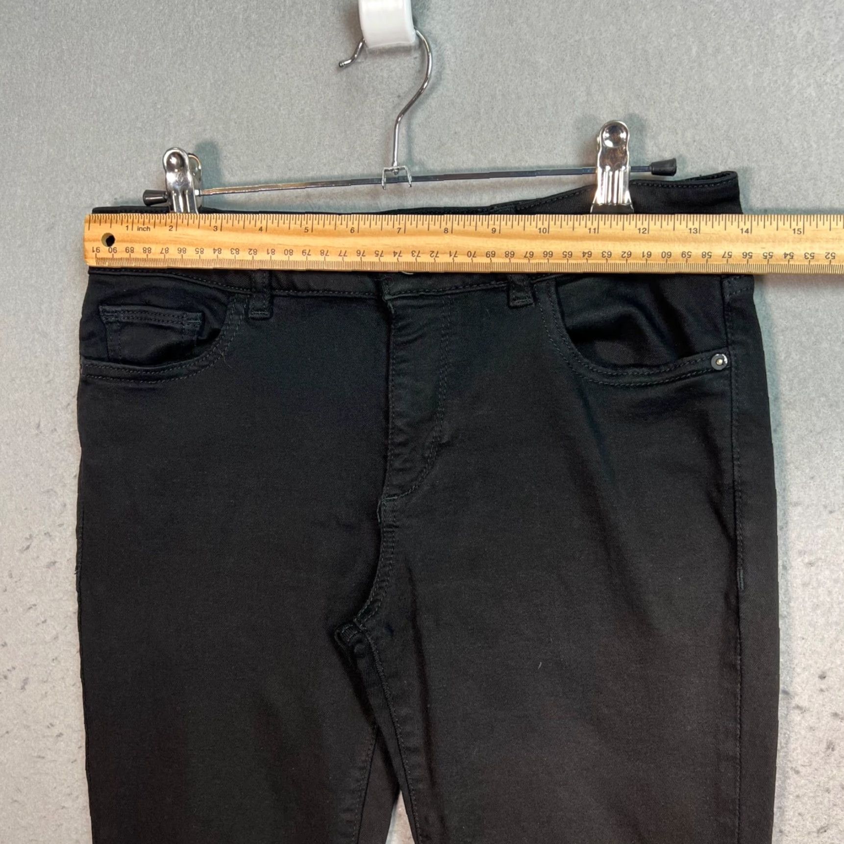 DL1961 DL1961 Margaux Instasculpt Ankle Skinny Jeans Black Raw Hem Size 26 Womens Jeans Size 26" / US 2 / IT 38 - 6 Thumbnail