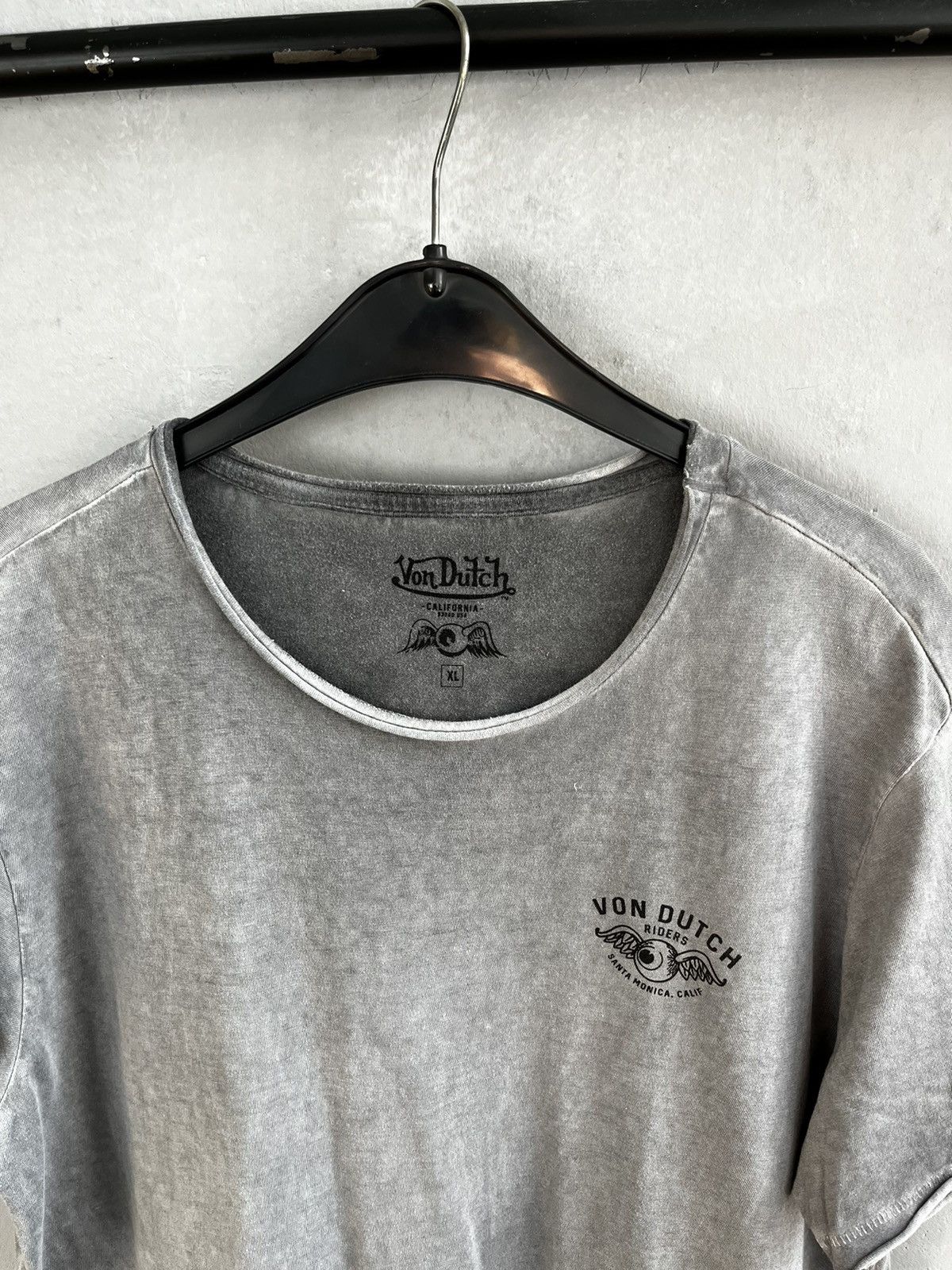 Von Dutch Von Dutch Big Logo Raglan Tshirt Size US XL / EU 56 / 4 - 11 Thumbnail