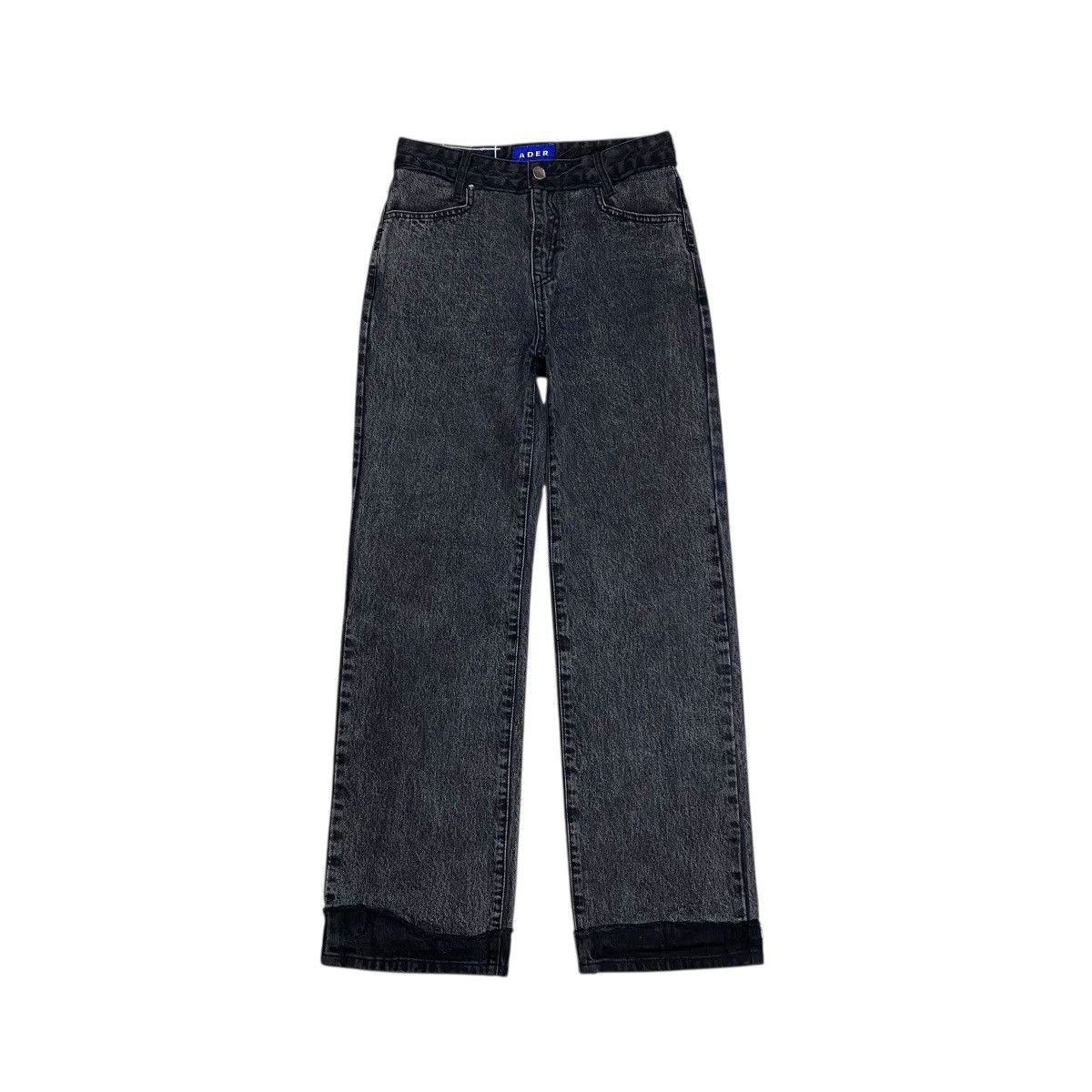 Ader Error Washed Grey Denim Pants
