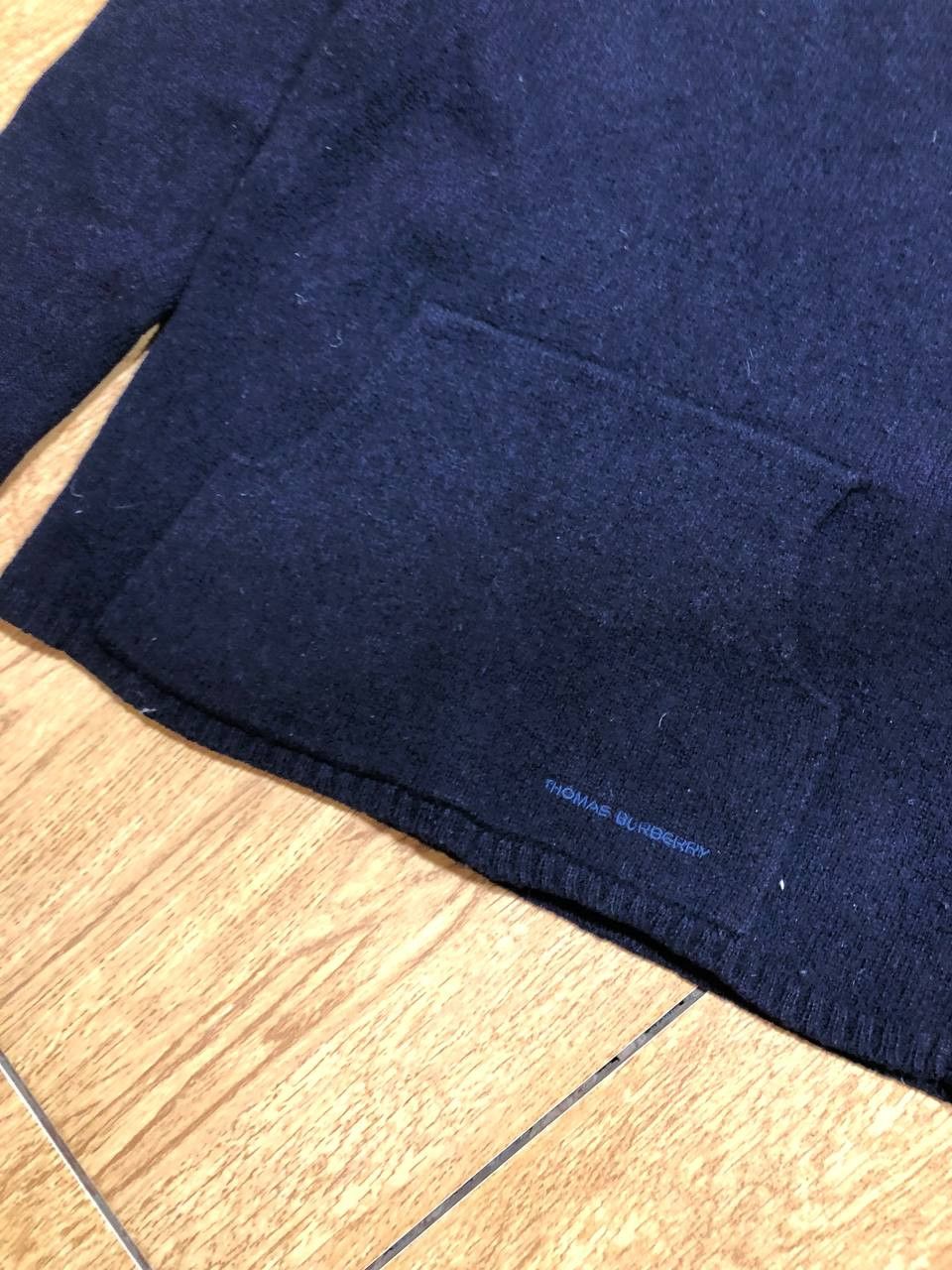 Burberry Thomas Burberry Blue Pullover Sweater HOODED Size US M / EU 48-50 / 2 - 6 Thumbnail