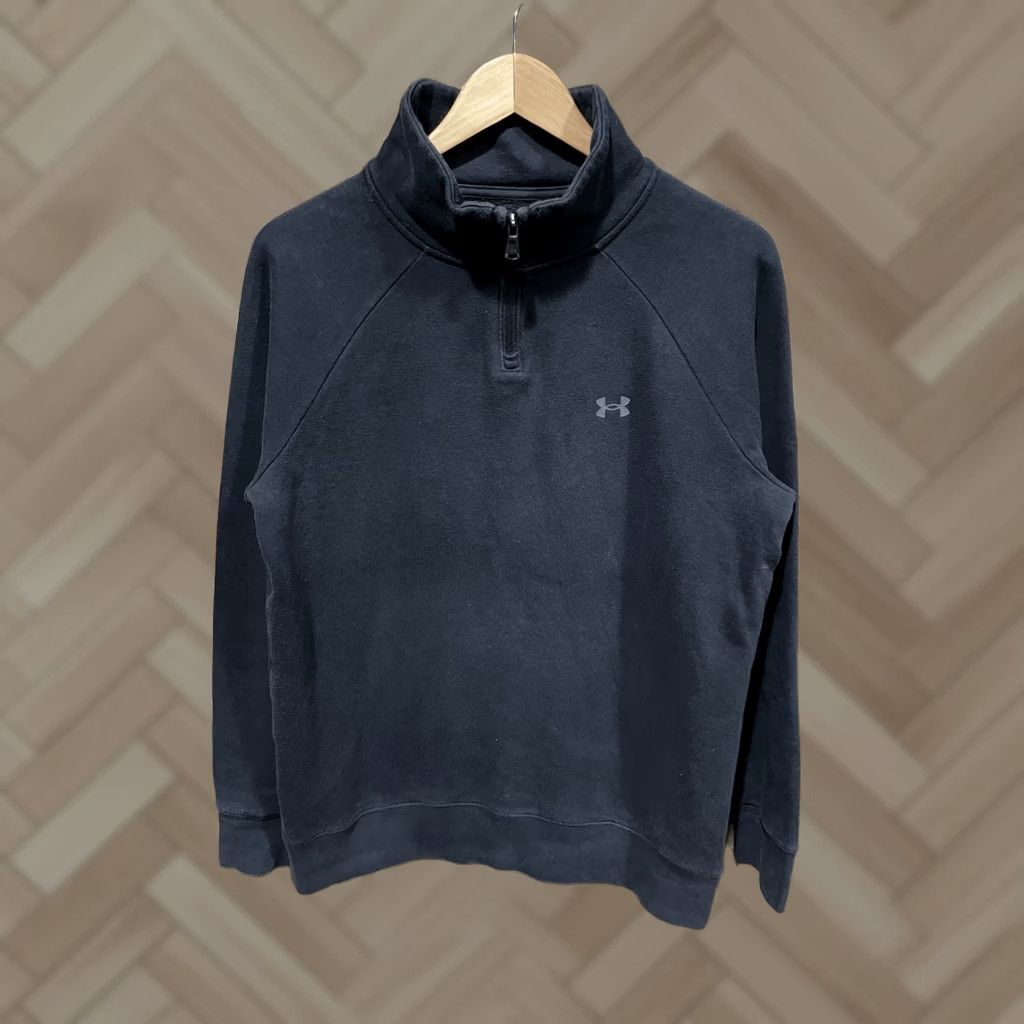 Under Armour Under armour Sweater Womens S Black Quarter Zip Top Pullover Size S / US 4 / IT 40 - 1 Thumbnail