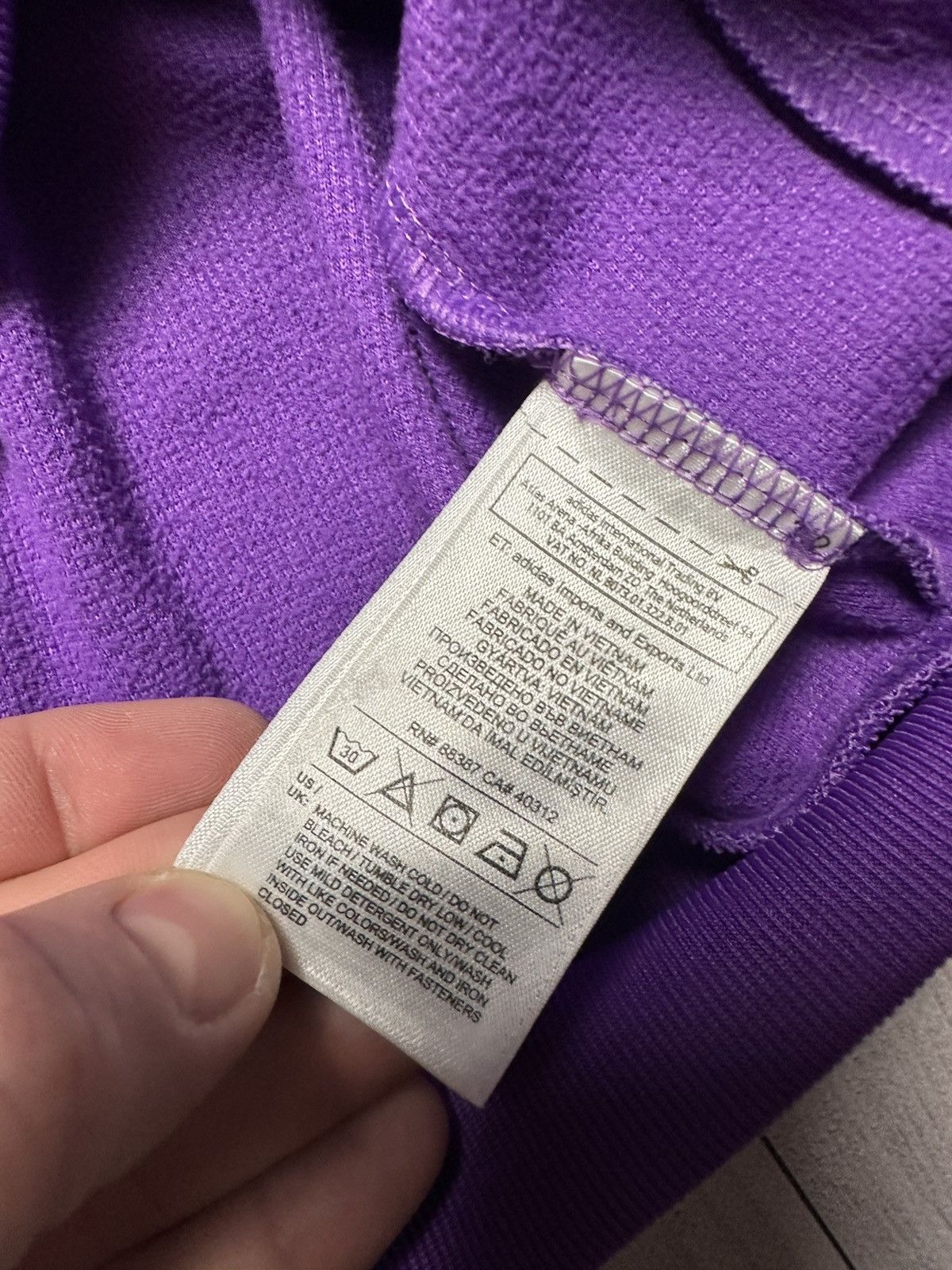 Adidas × Vintage Vintage adidas Real Madrid track jacket purple size m Size US M / EU 48-50 / 2 - 7 Thumbnail