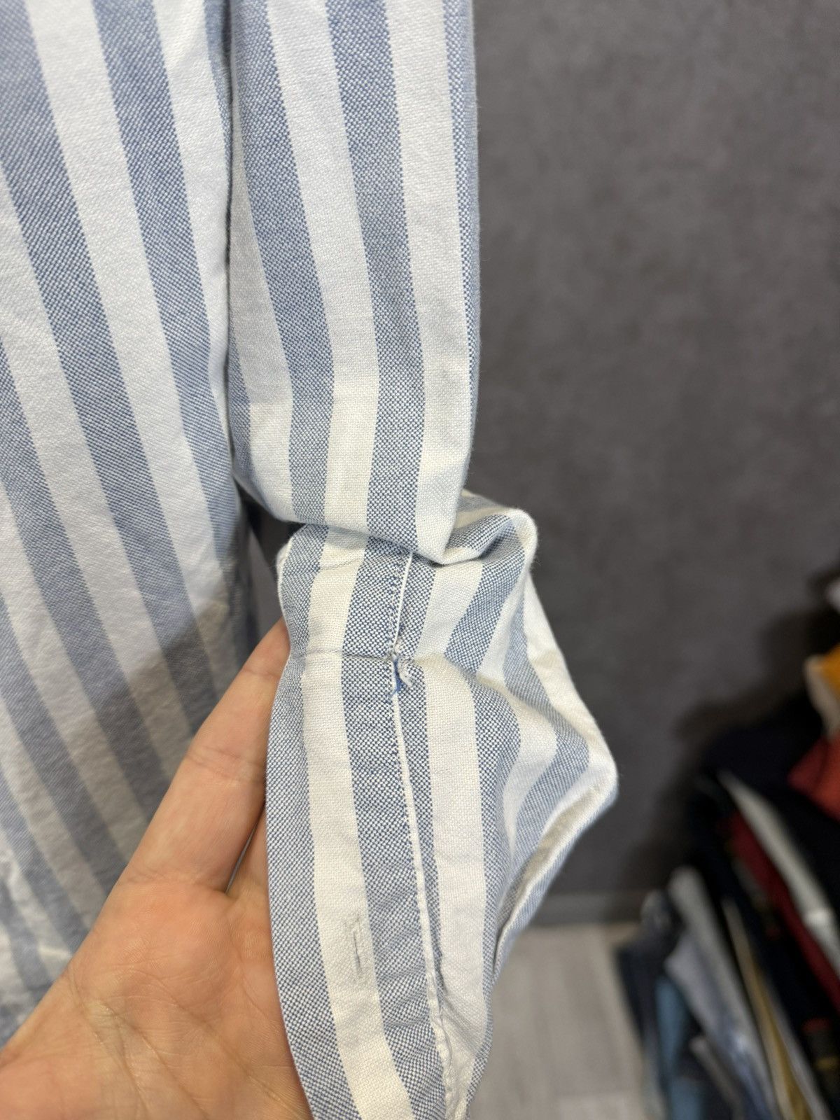 Polo Ralph Lauren Polo Ralph Lauren designer striped logo shirt Size US L / EU 52-54 / 3 - 8 Thumbnail