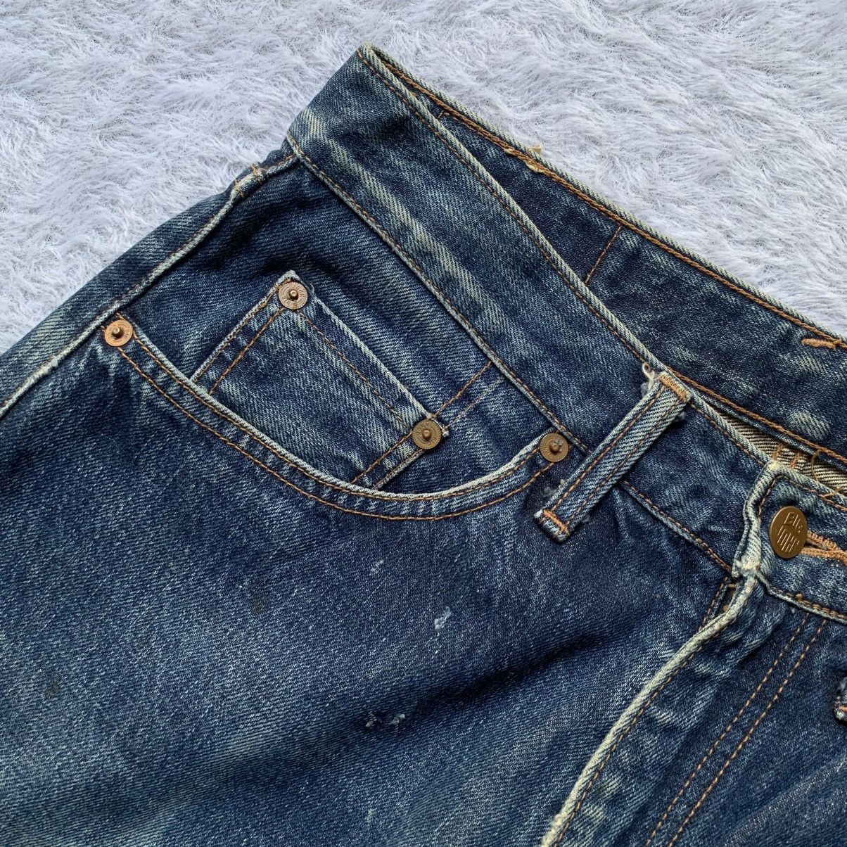 Big John Vintage big john first model distressed and ripped selvedge Size US 30 / EU 46 - 5 Thumbnail