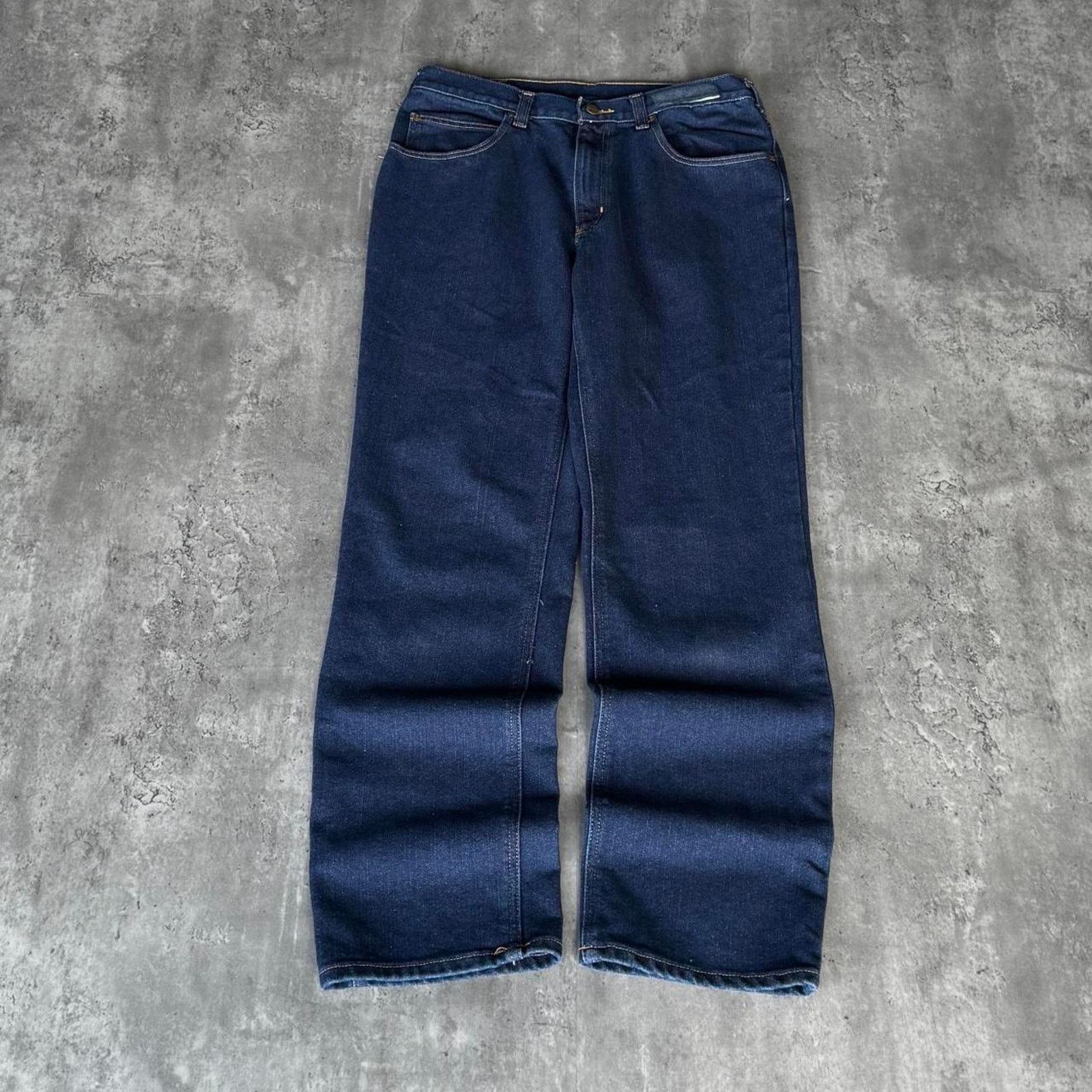 Carhartt × Carhartt Wip × Vintage Vintage Y2K Carhartt Denim Skater Grunge Essential Jeans Size US 34 / EU 50 - 2 Thumbnail