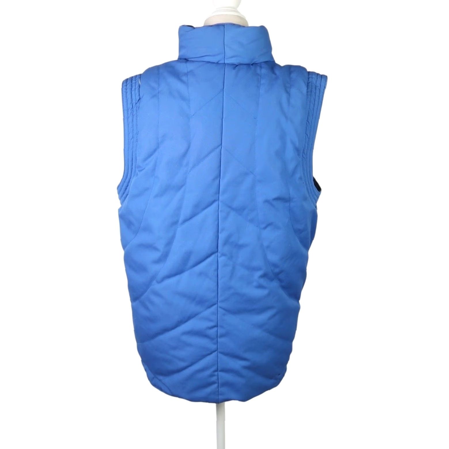 Vintage VINTAGE 80s Outer-Scene Ltd Reversible Puffer Vest Blue/Black Men M Shirt Size US M / EU 48-50 / 2 - 3 Thumbnail