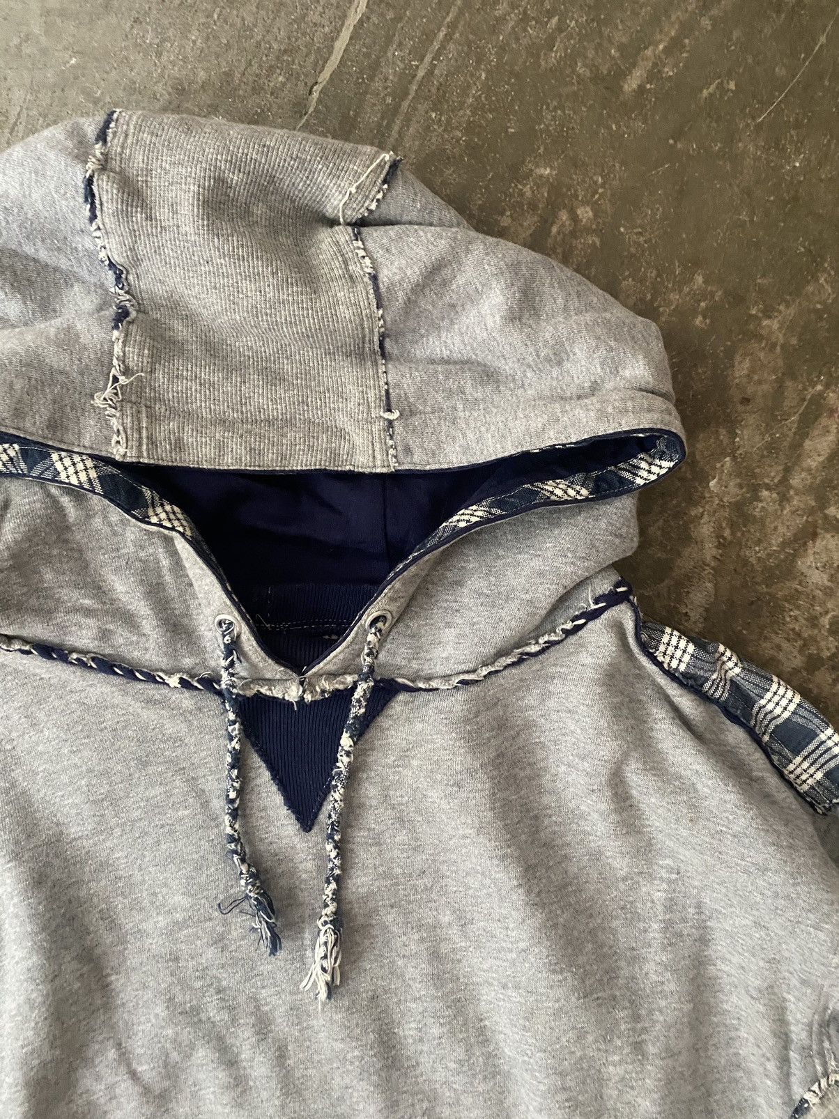 Porter Classic Porter Classic Boro Patchwork Hoodie Kapital Junya Watanabe Size US M / EU 48-50 / 2 - 2 Thumbnail