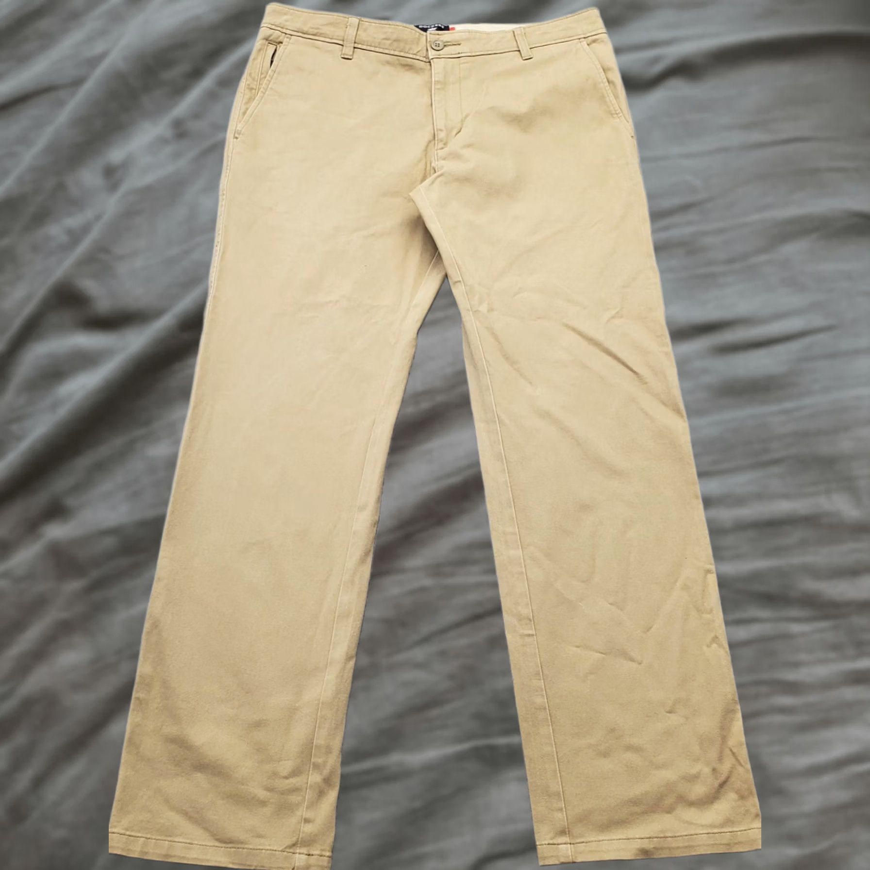 Dockers DOCKERS Mens Chino Pants 34 Tan Smart 360 Flex Comfort Straight Leg Outdoor Apparel Mens Size 34 Tan Chino Casual Outdoor Size US 34 / EU 50 - 1 Thumbnail