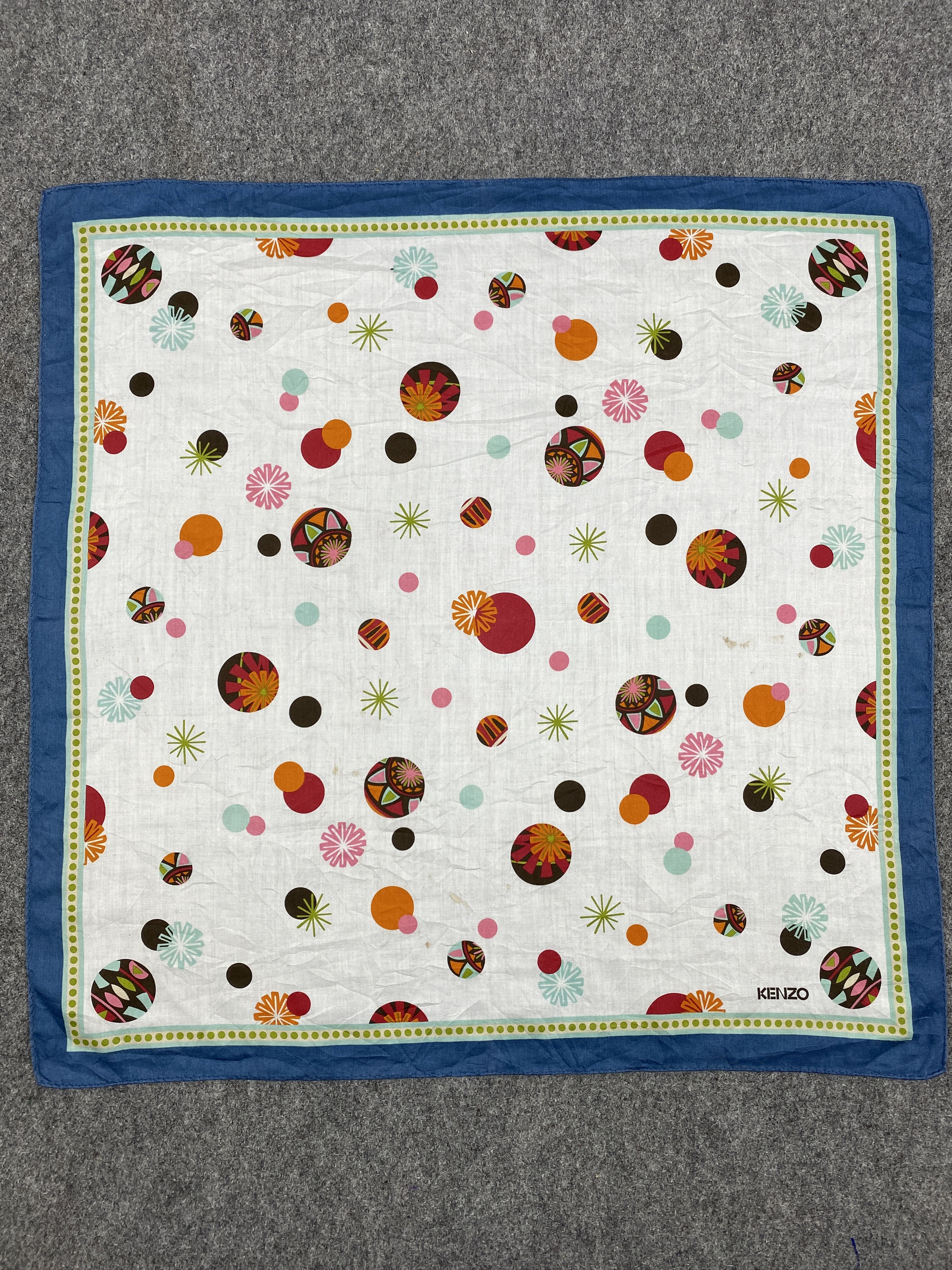 Kenzo Vintage Kenzo Handkerchief Neckerchief HKC0366 Size ONE SIZE - 4 Thumbnail