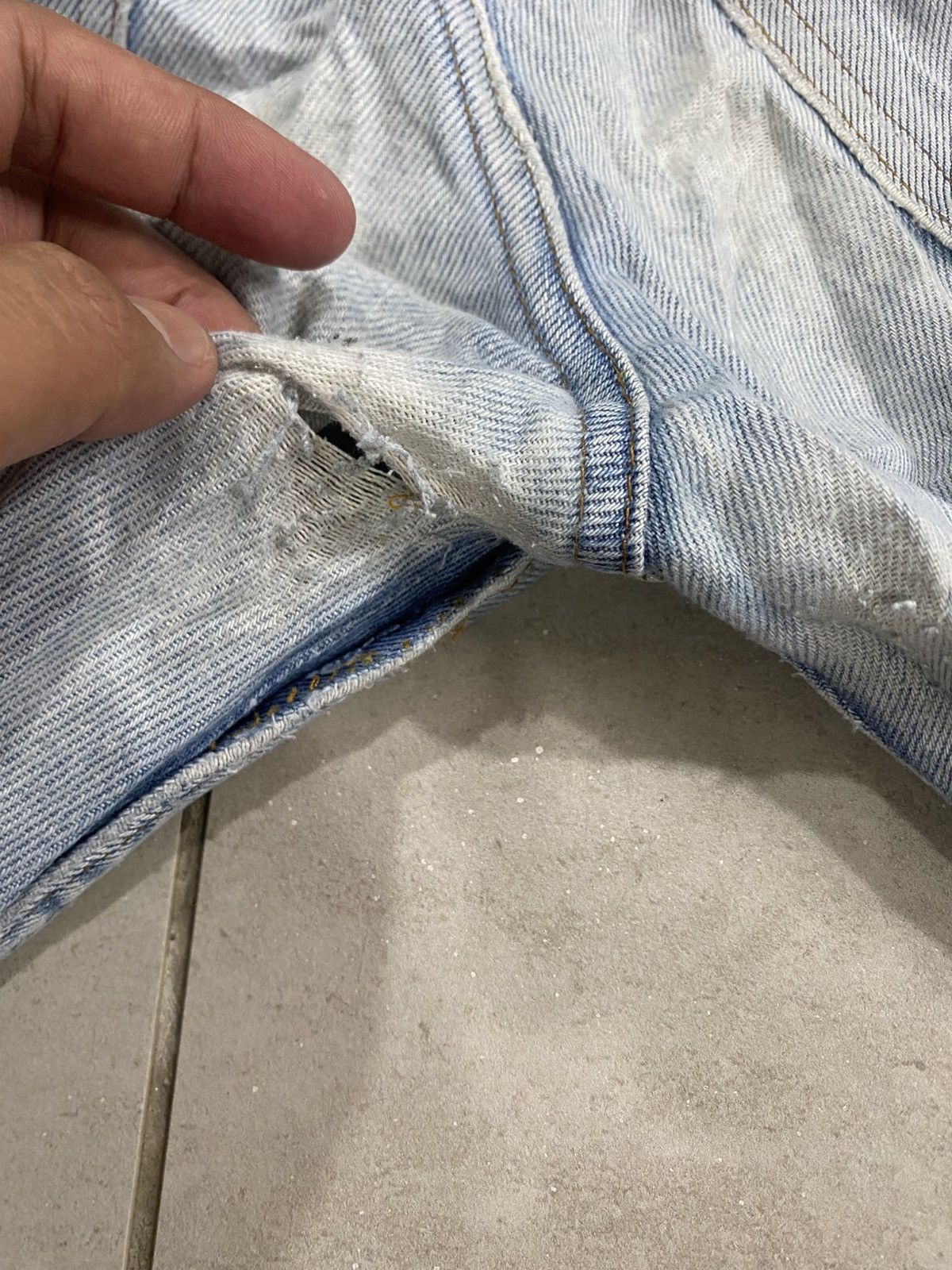 Levi's DISTRESSED VINTAGE LEVIS ORANGE TAB Size US 29 - 14 Thumbnail