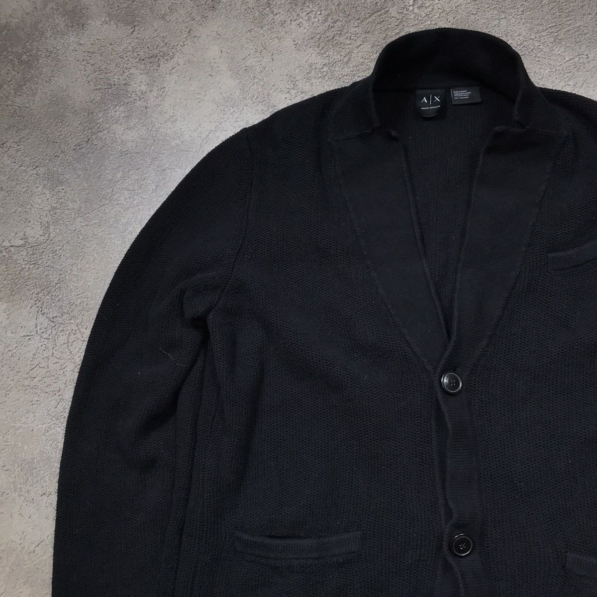 Vintage Vintage Armani Exchange Chore Jacket Navy Workwear 90s XL Size US XL / EU 56 / 4 - 2 Thumbnail