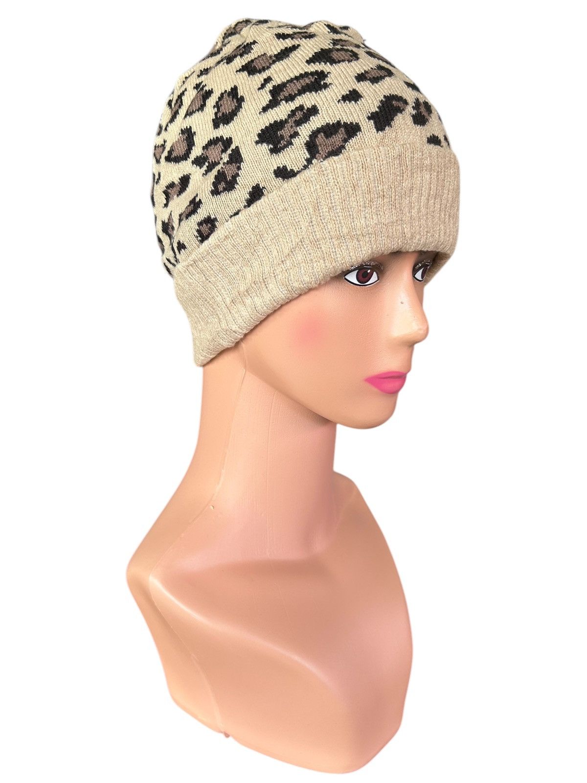 Japanese Brand × Kapital × Vintage Leopard Japanese Style Beanie Hats Size ONE SIZE - 1 Thumbnail