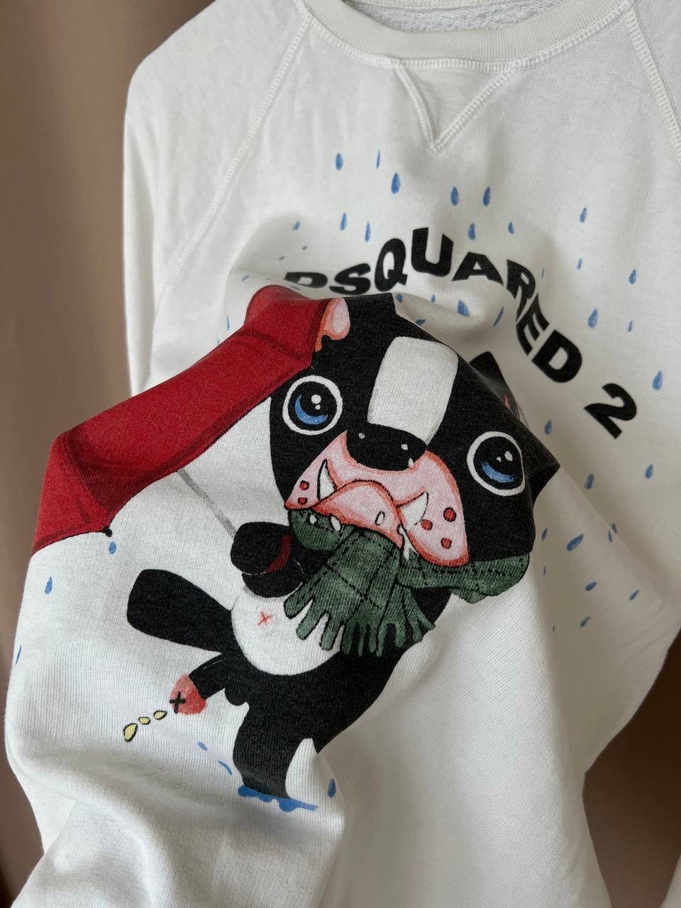 Dsquared2 Dsquared2 Bulldog Funny Big Logo Sweatshirt Mens Size M Size US M / EU 48-50 / 2 - 9 Thumbnail