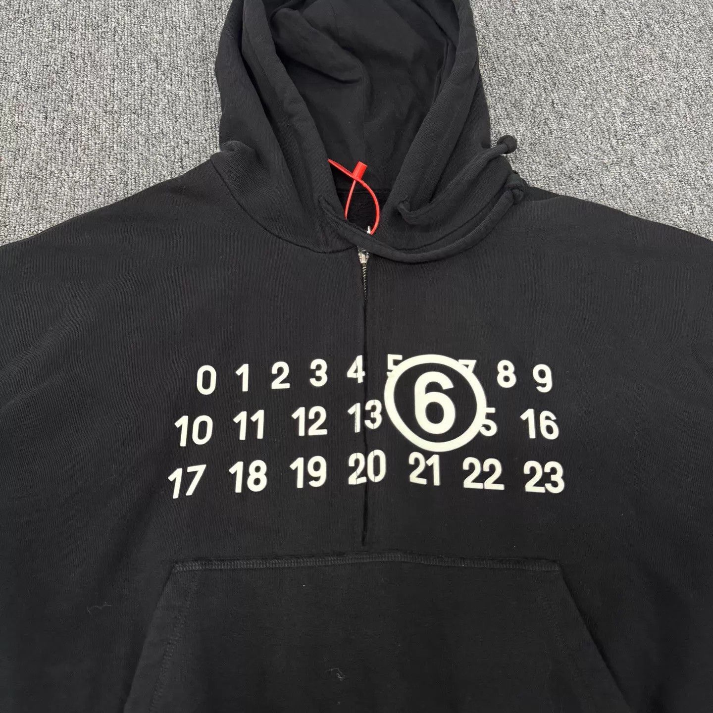 MM6 MM6 Half-Zip Hoodie Front Number M 99 New Size US M / EU 48-50 / 2 - 4 Thumbnail