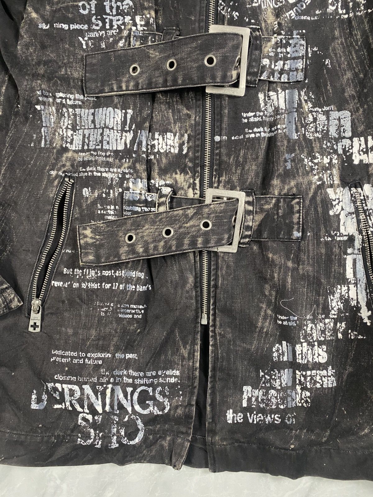 BERNINGS SHO Rare Gothic Emo Poem LGB Style If6was9 Bondage Jacket Size US M / EU 48-50 / 2 - 6 Thumbnail