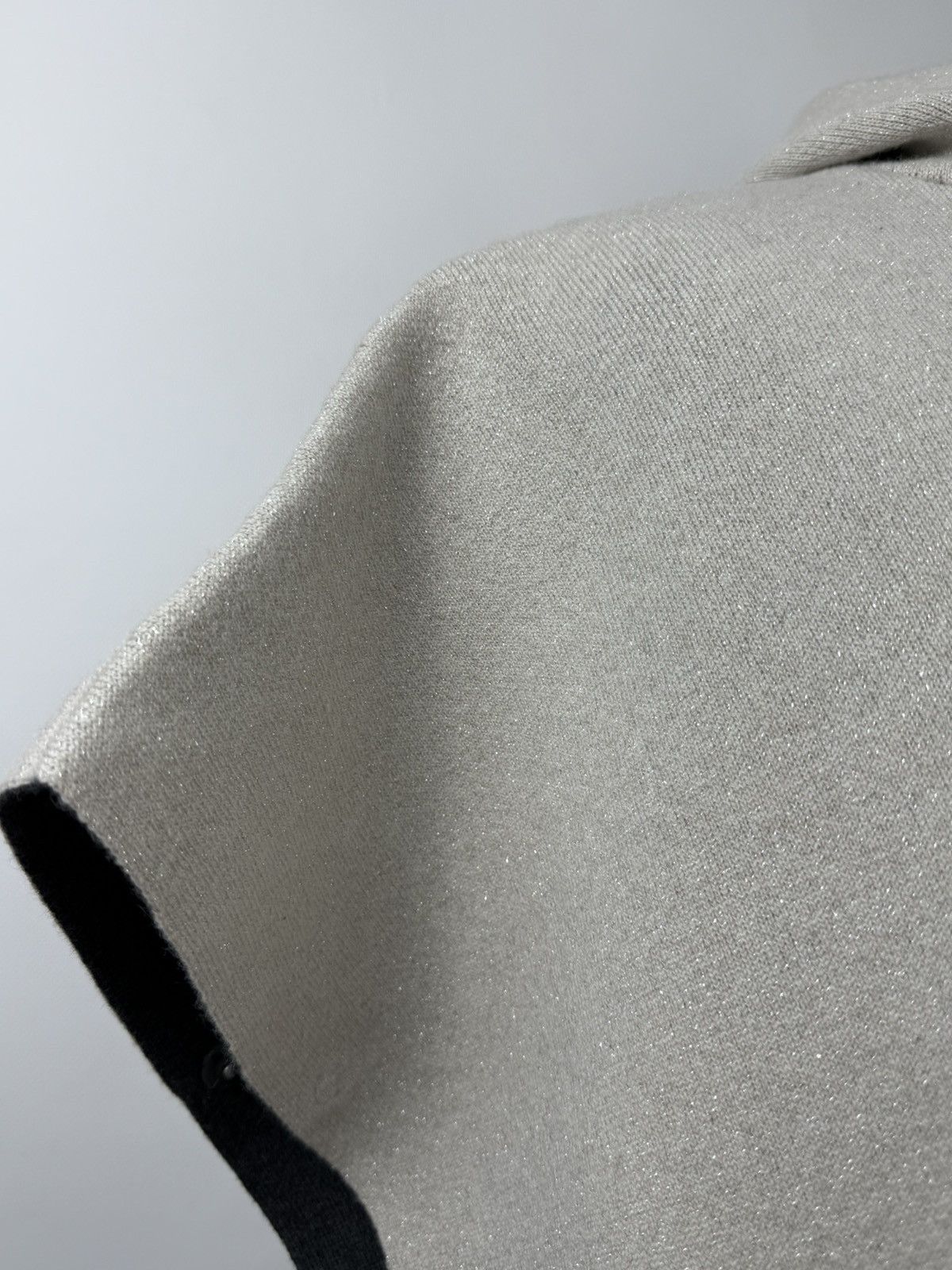 Brunello Cucinelli Brunello Cucinelli Shimmer Cashmere Monili Hood Capes Poncho Size M / US 6-8 / IT 42-44 - 7 Thumbnail