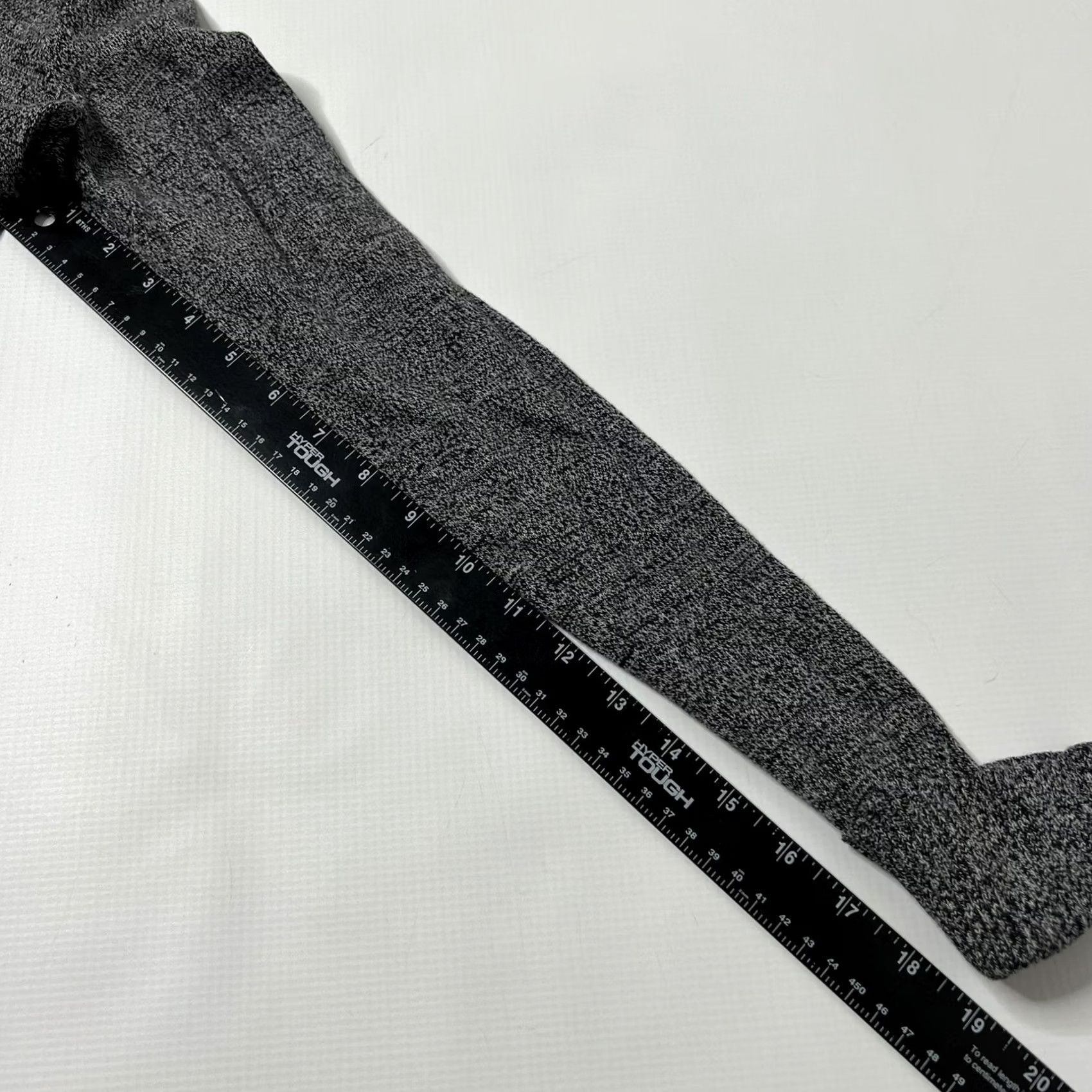 Vintage Silence + Noise Cardigan Open Knit Marled Gray Black Pockets Med Women Sweater Light Coat" Size M / US 6-8 / IT 42-44 - 7 Thumbnail
