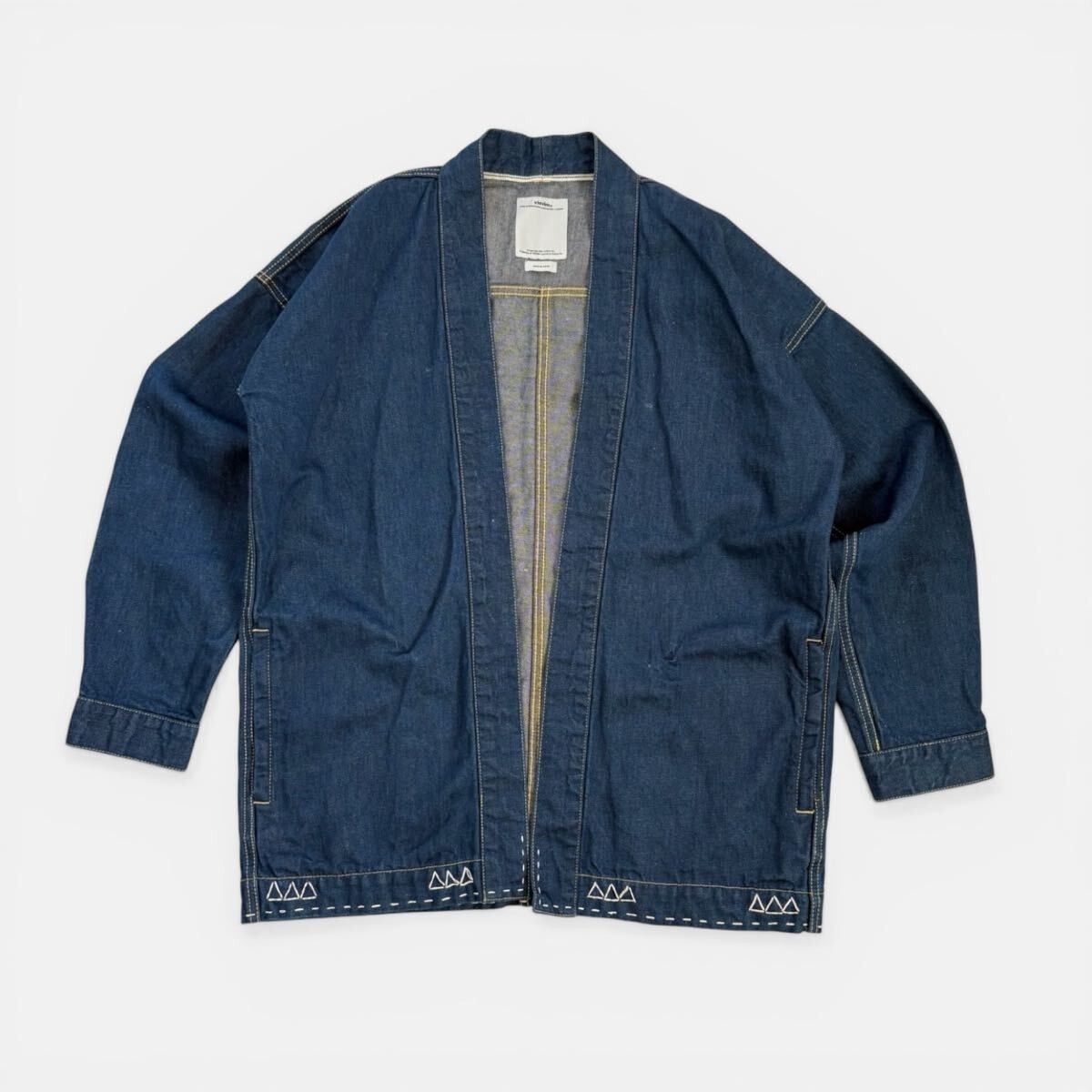 Visvim Visvim Sanjuro Denim Jacket Sashiko Size US M / EU 48-50 / 2 - 1 Thumbnail