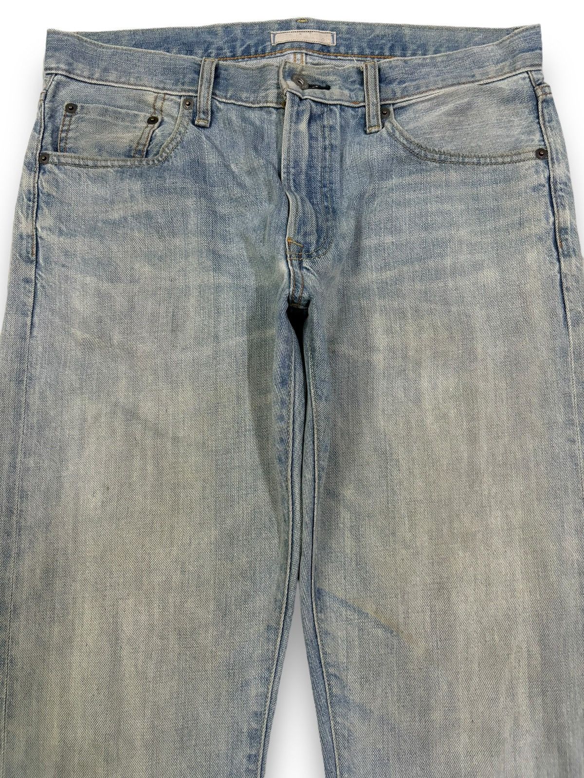 Undercover × Uniqlo Vintage Y2K Uniqlo UJ Selvedge Mud Washed Loose Jeans Size US 34 / EU 50 - 4 Thumbnail