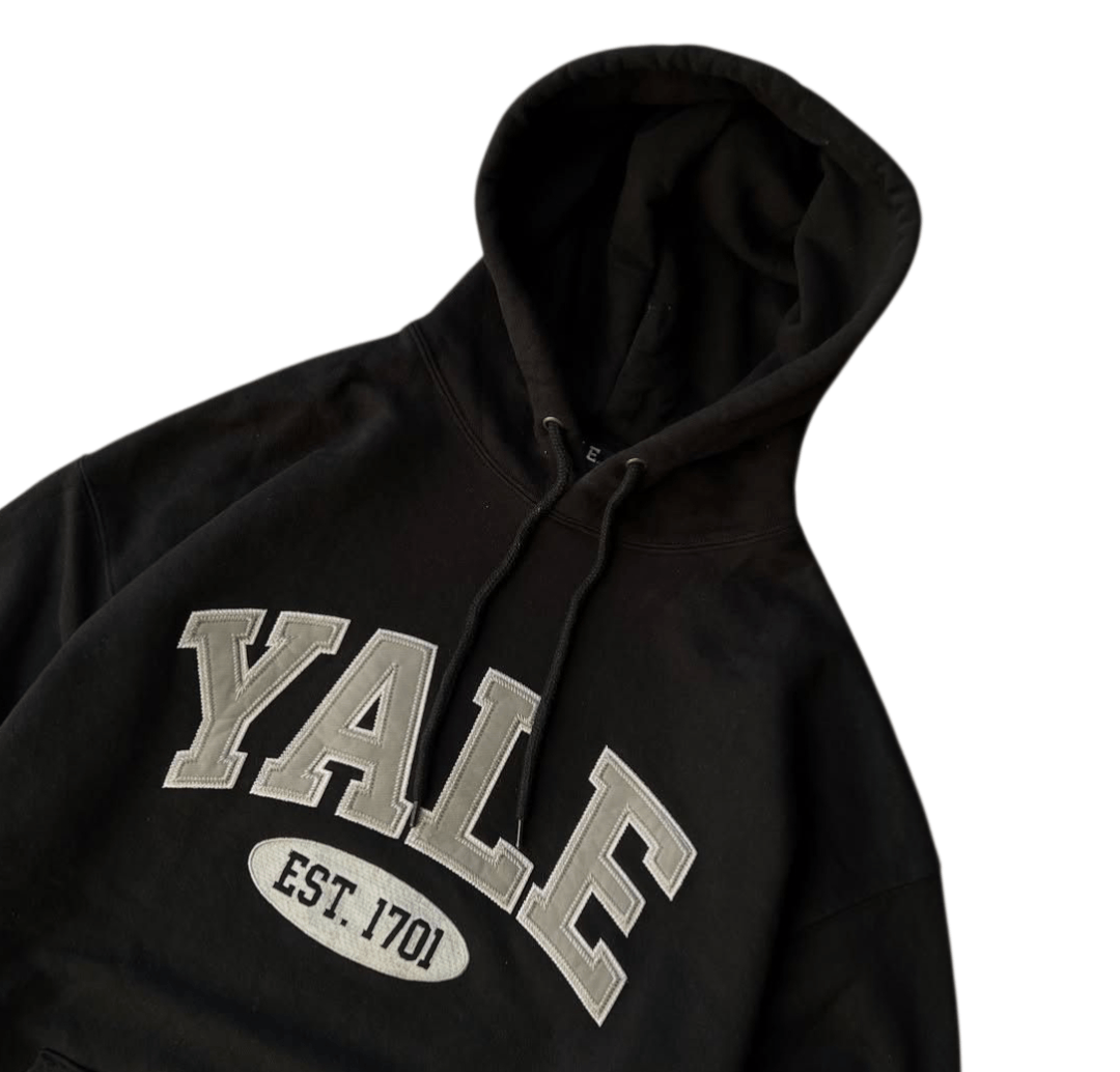 Vintage YALE UNIVERSITY HOODIE Size US L / EU 52-54 / 3 - 2 Thumbnail
