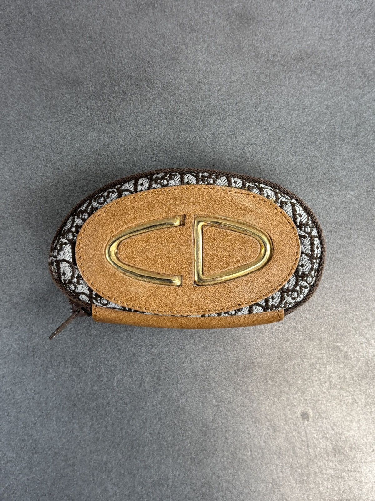 Dior 1970s Christian Dior Trotter Coin Purse Vintage Monogram Key Size ONE SIZE - 12 Thumbnail