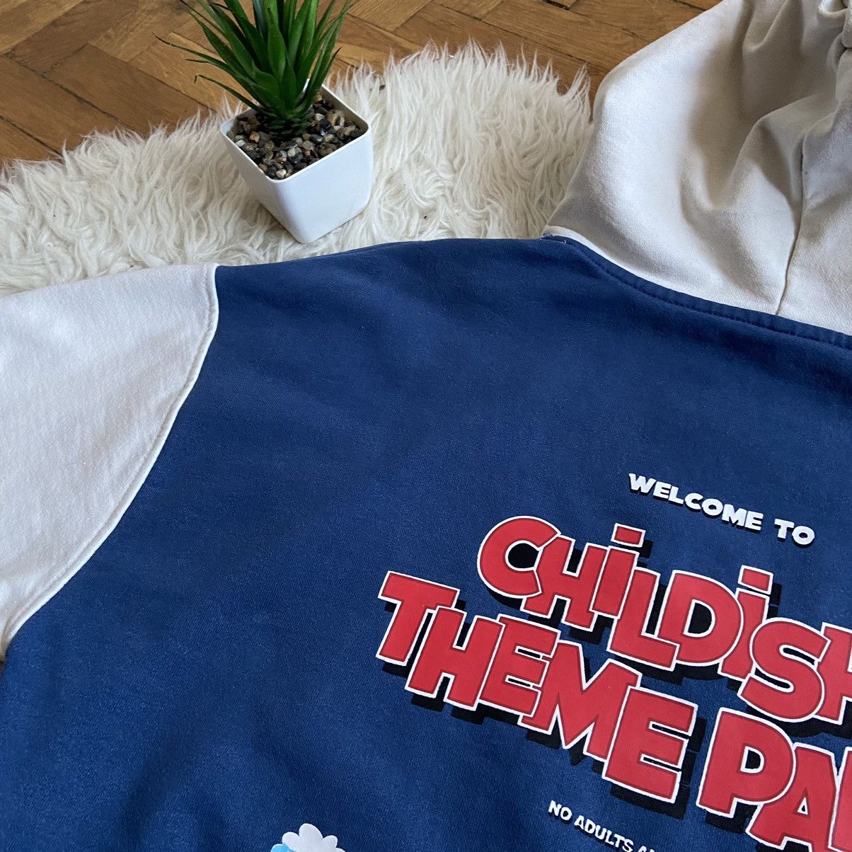 CHILDS 📌 Vintage Baggy Childish Theme Park Skategang Hoodie Size US S / EU 44-46 / 1 - 12 Thumbnail