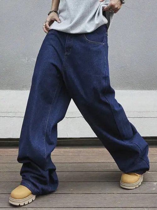 Other Skate Baggy Denim Jeans Wide leg Size US 34 / EU 50 - 3 Thumbnail