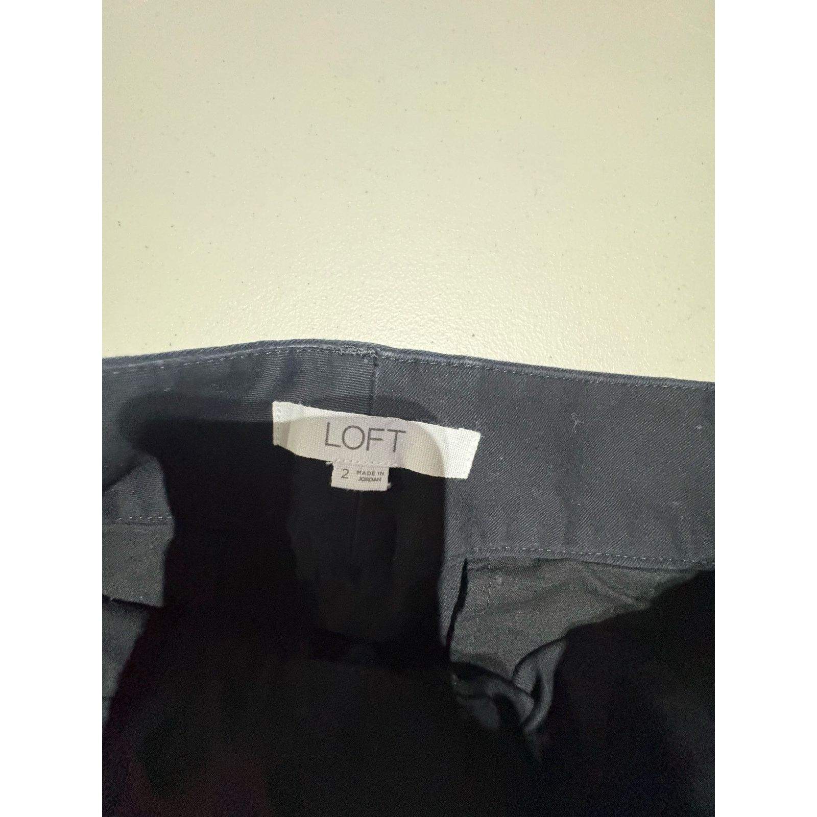 Loft LOFT Riviera Shorts Womens Size 2 Black Chino Shorts Size 26" / US 2 / IT 38 - 5 Thumbnail
