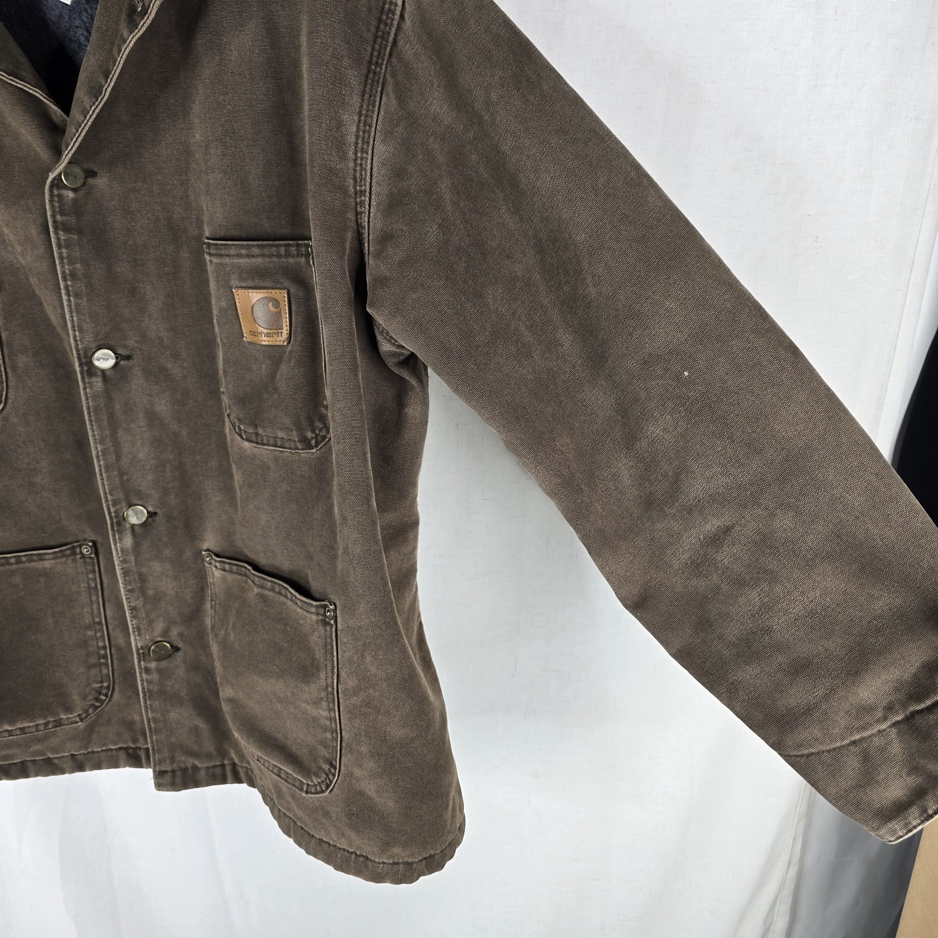 Carhartt Carhartt Vintage Large C02CHT Brown Chestnut Blanked Jacket Size US L / EU 52-54 / 3 - 3 Thumbnail